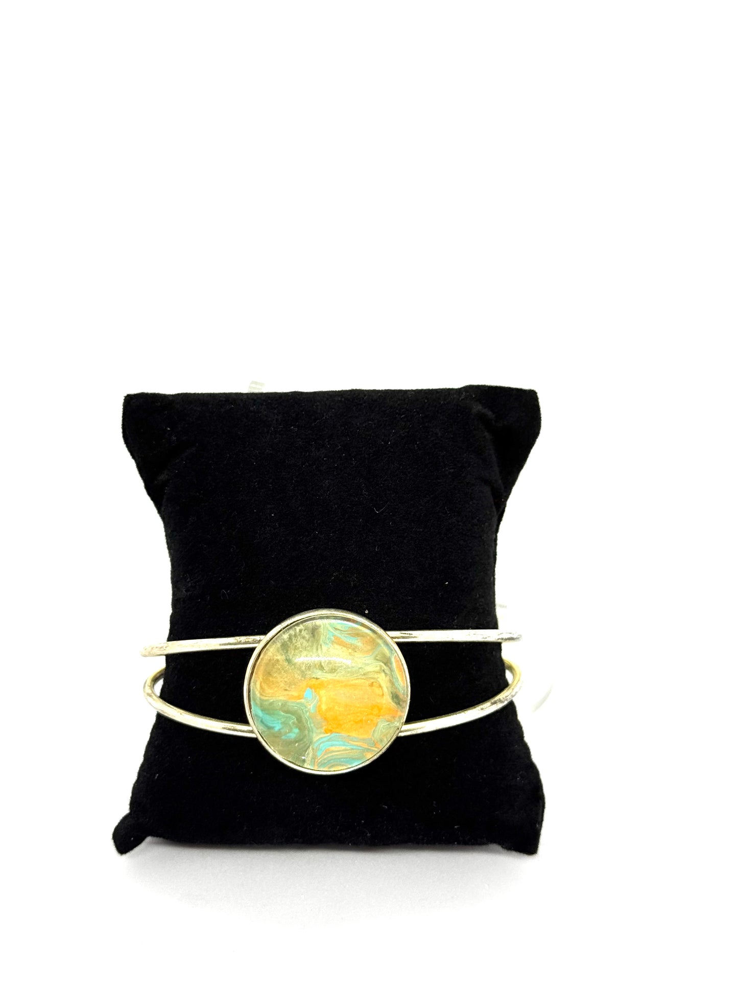 #5 “Golden Earth Meltdown Cuff – Nature, But Make It Unstable”