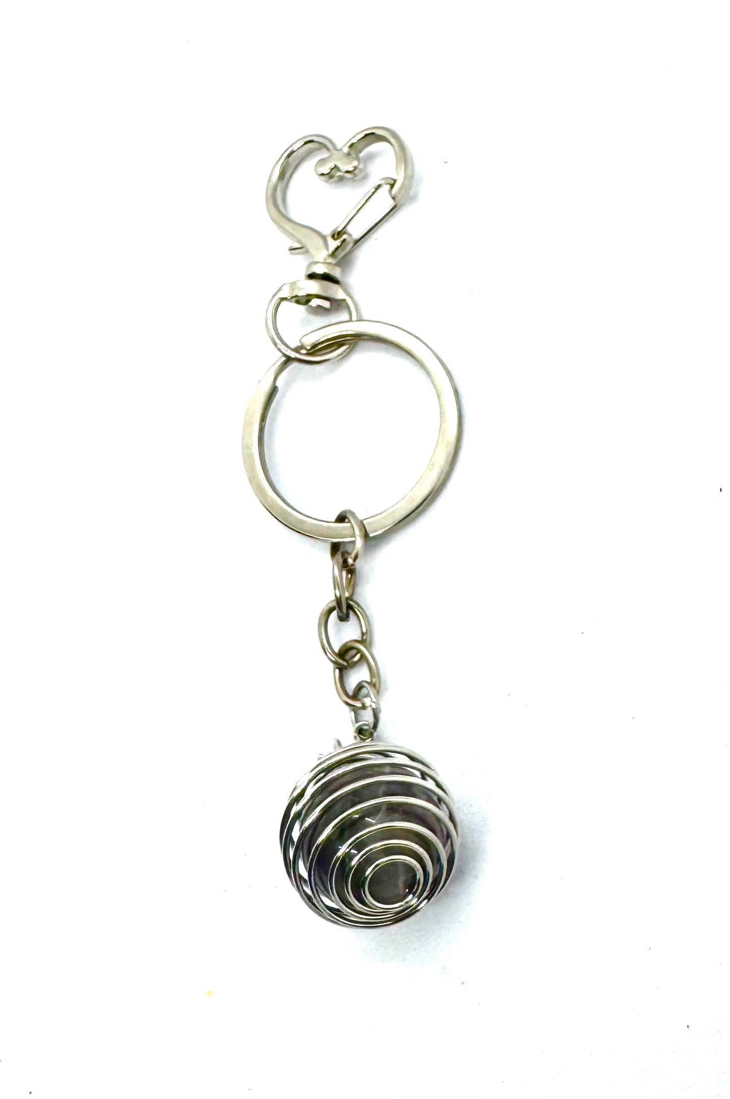Anxiety? Put That Shit in a Cage™ | Handmade Crystal Keychain

Story / Description