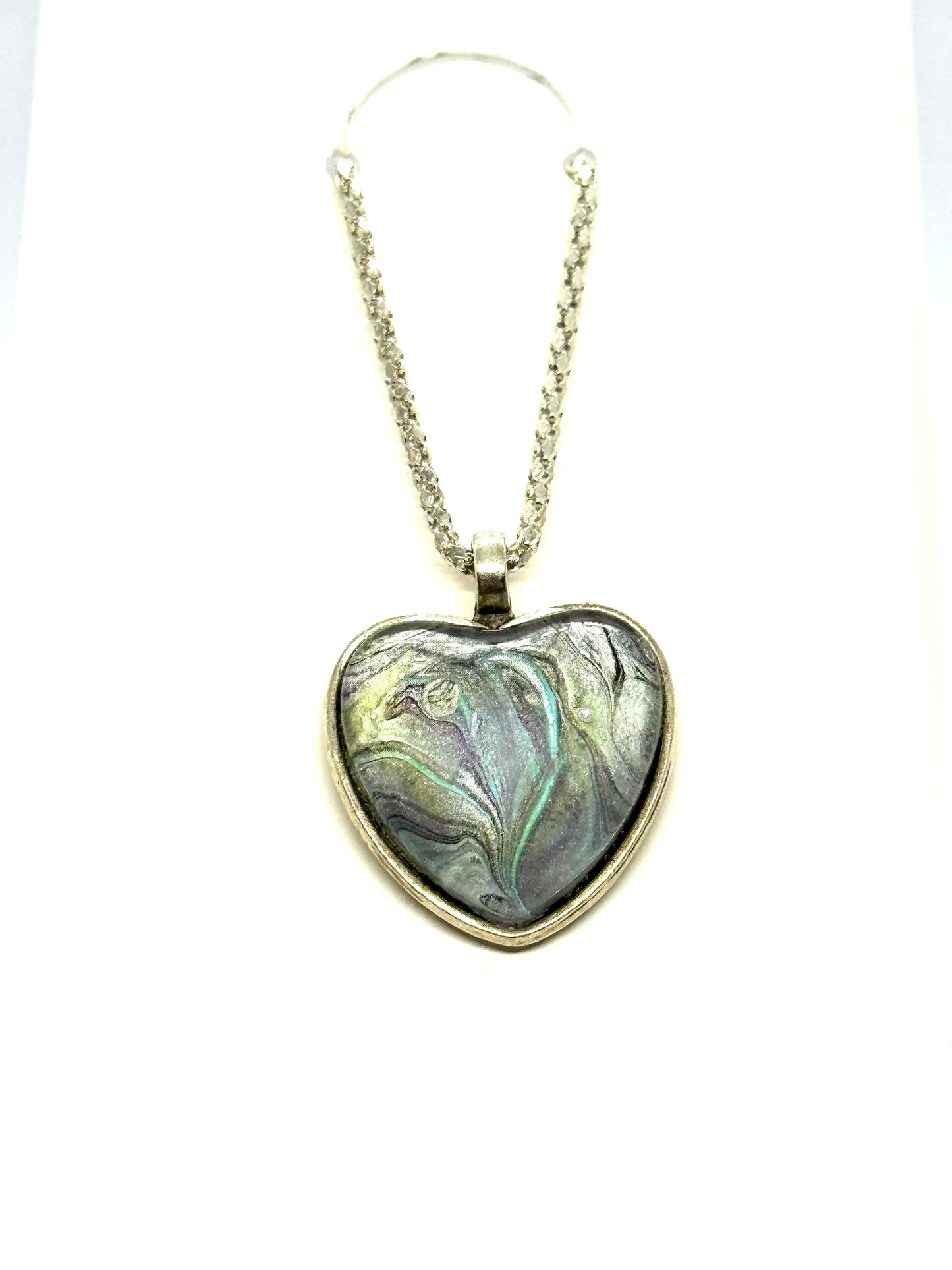 #34 Ghosted Feelings Heart Necklace