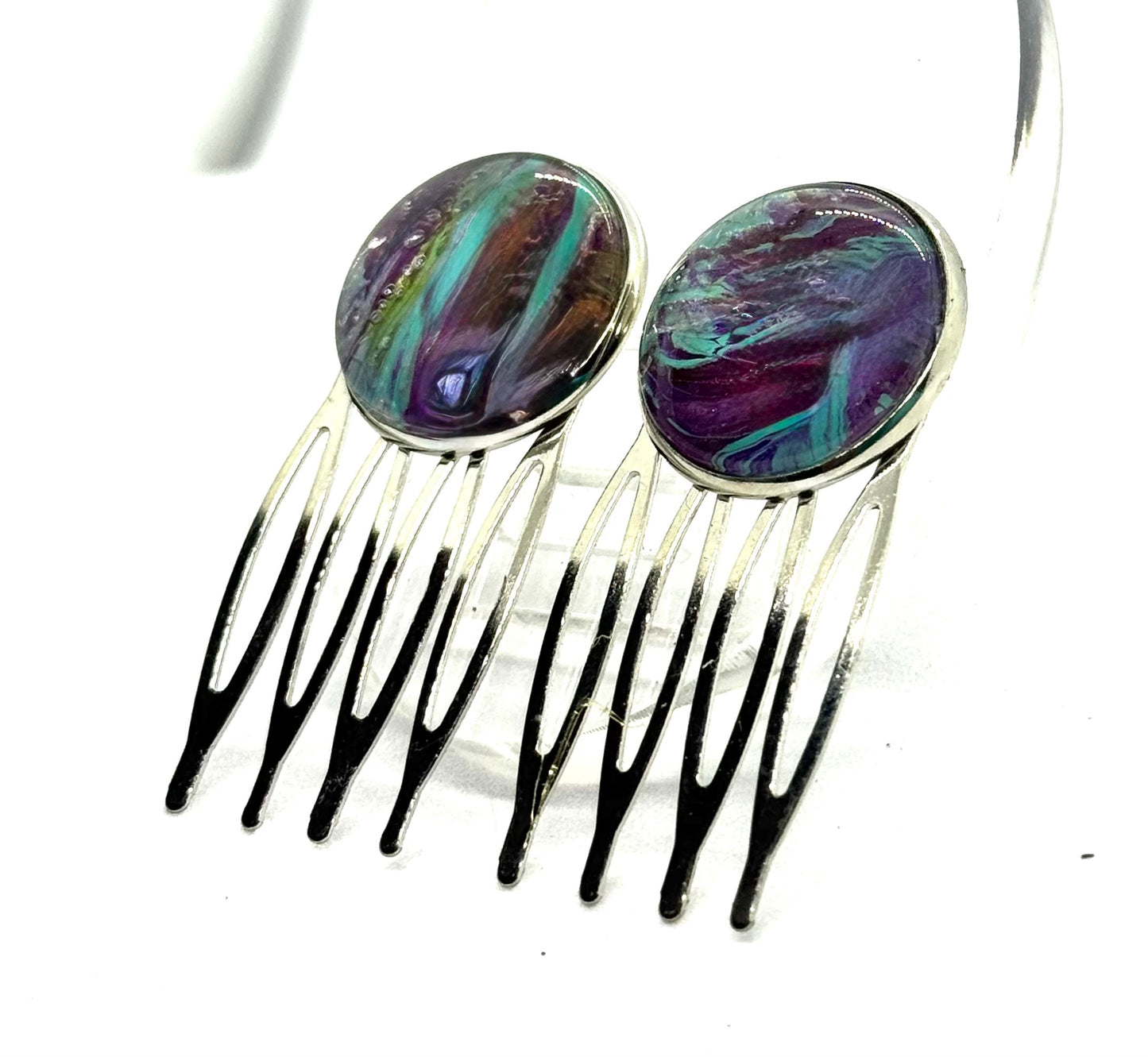 #4 Unstable Energy Matching Hair Comb Set (2pc)