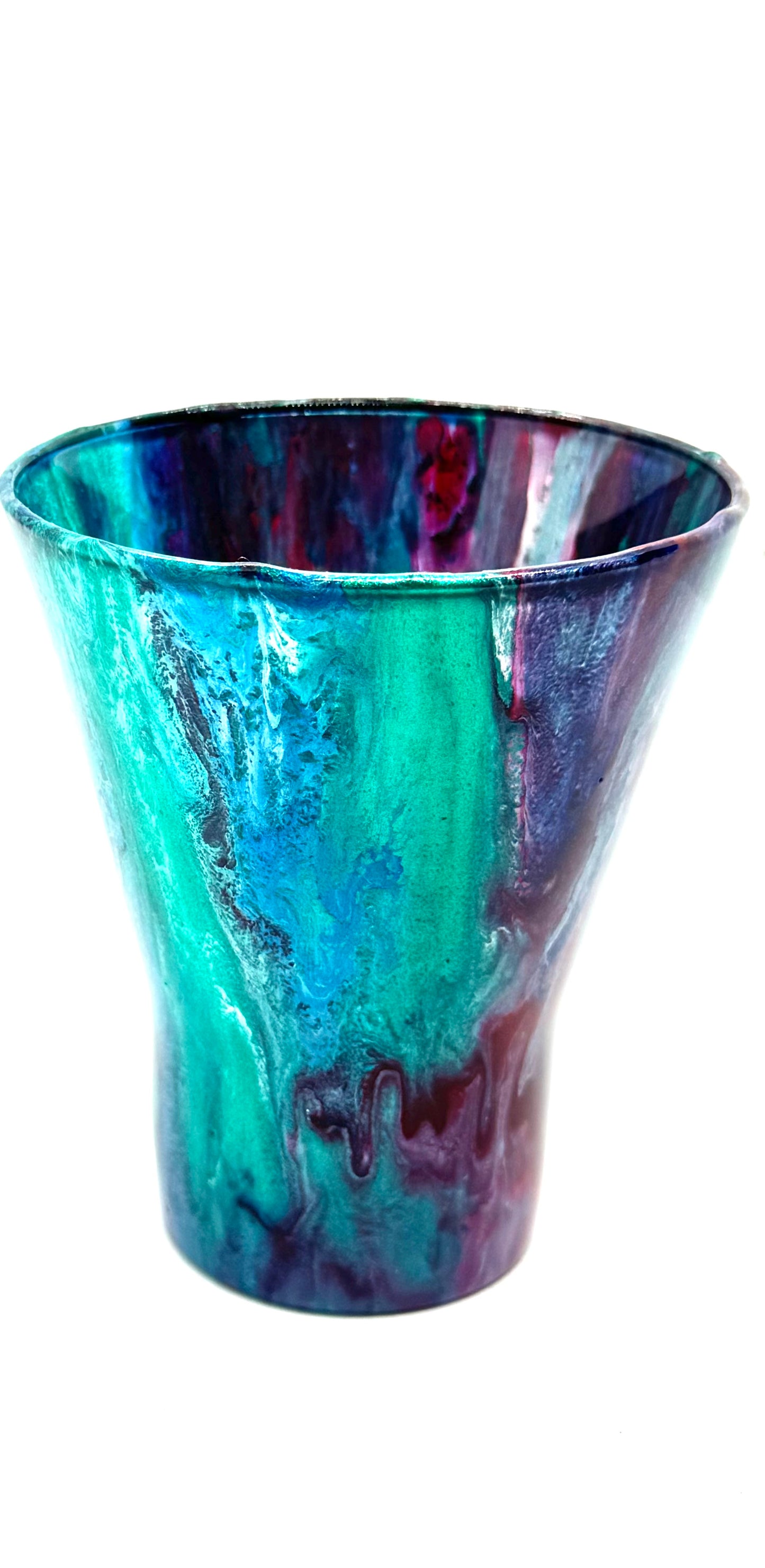 Deep Tide Resin Drinking Glass
