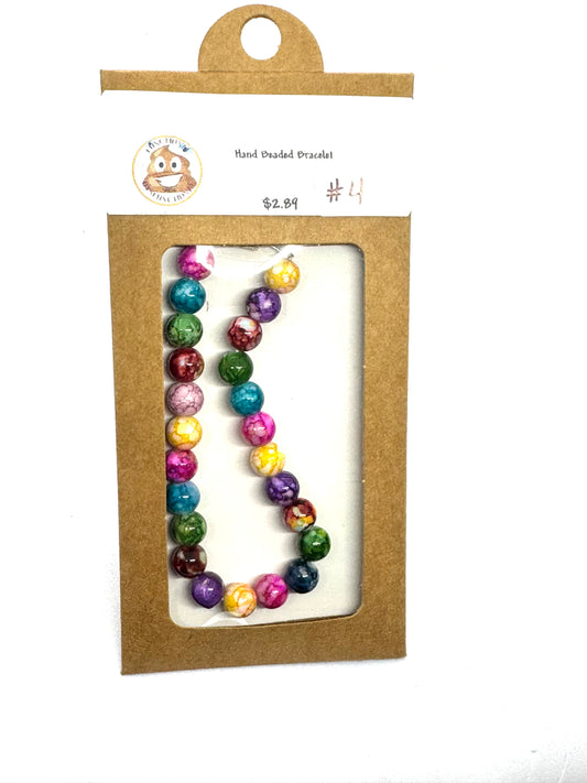 #4 Rainbow Chaos Beaded Bracelet