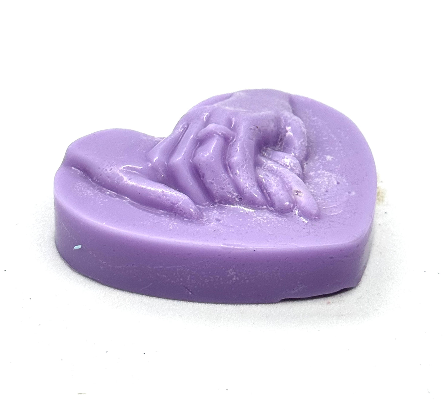 Holding Hands Heart Wax Melt (Emotionally Supportive, Mildly Judgy) 🖤🔥