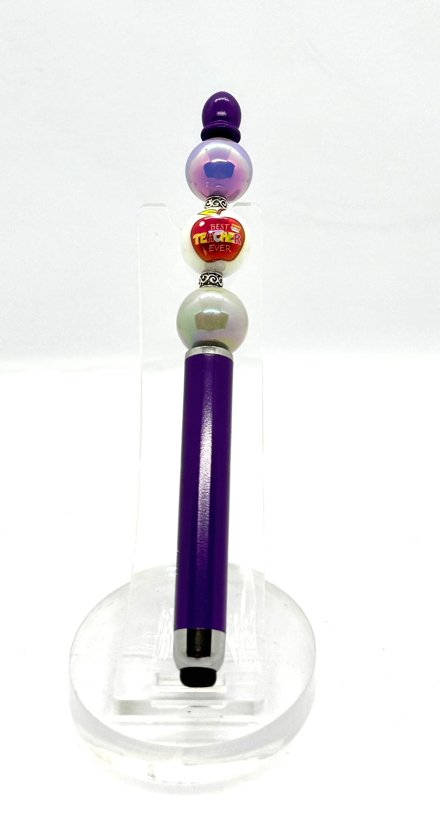 The Teacher’s Favorite (Even If They Won’t Admit It) | Handmade Best Teacher Ever Beaded Stylus Pen