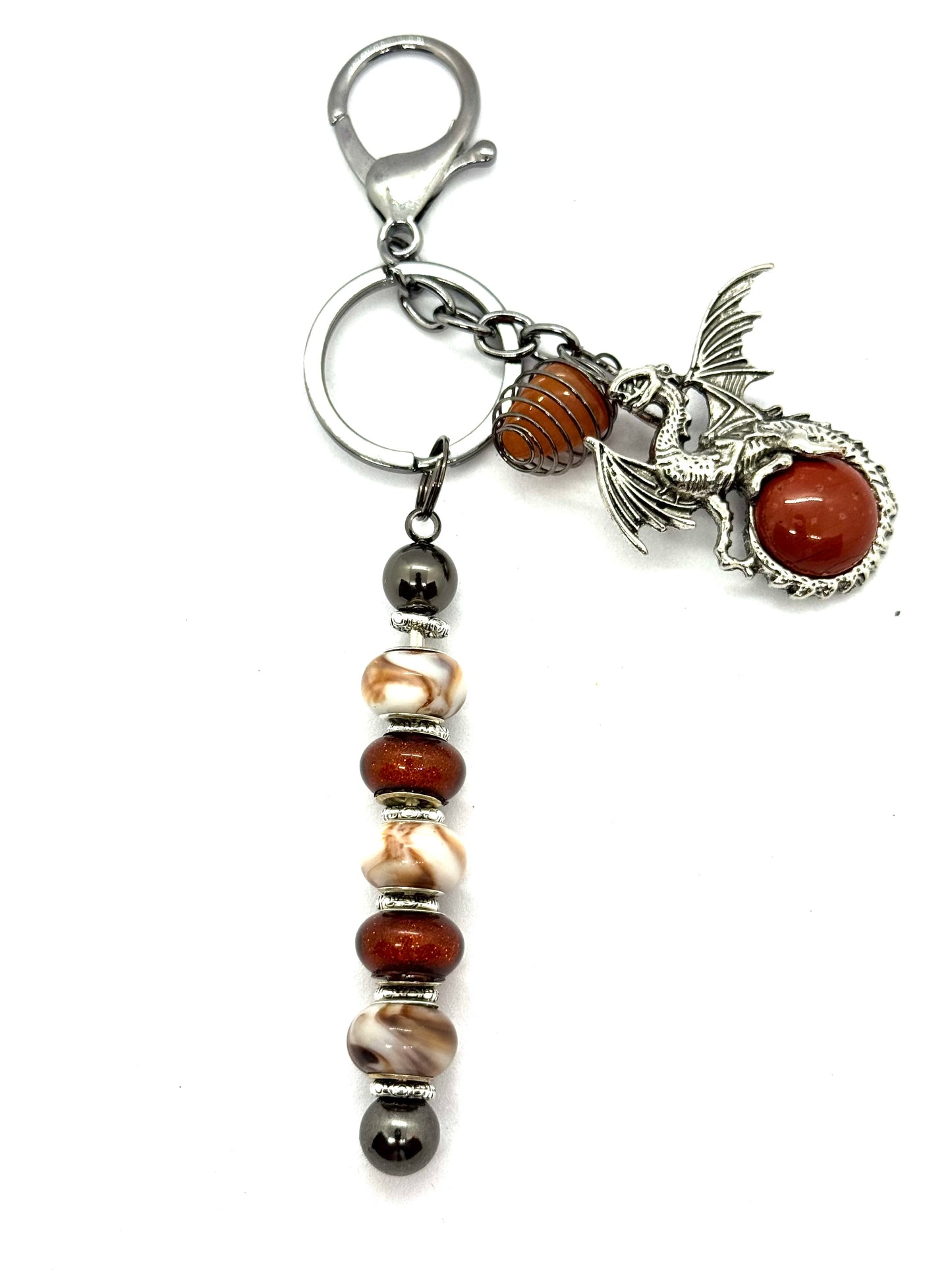 FDSS “Guardian of the Chaos Orb” Dragon Beaded Keychain