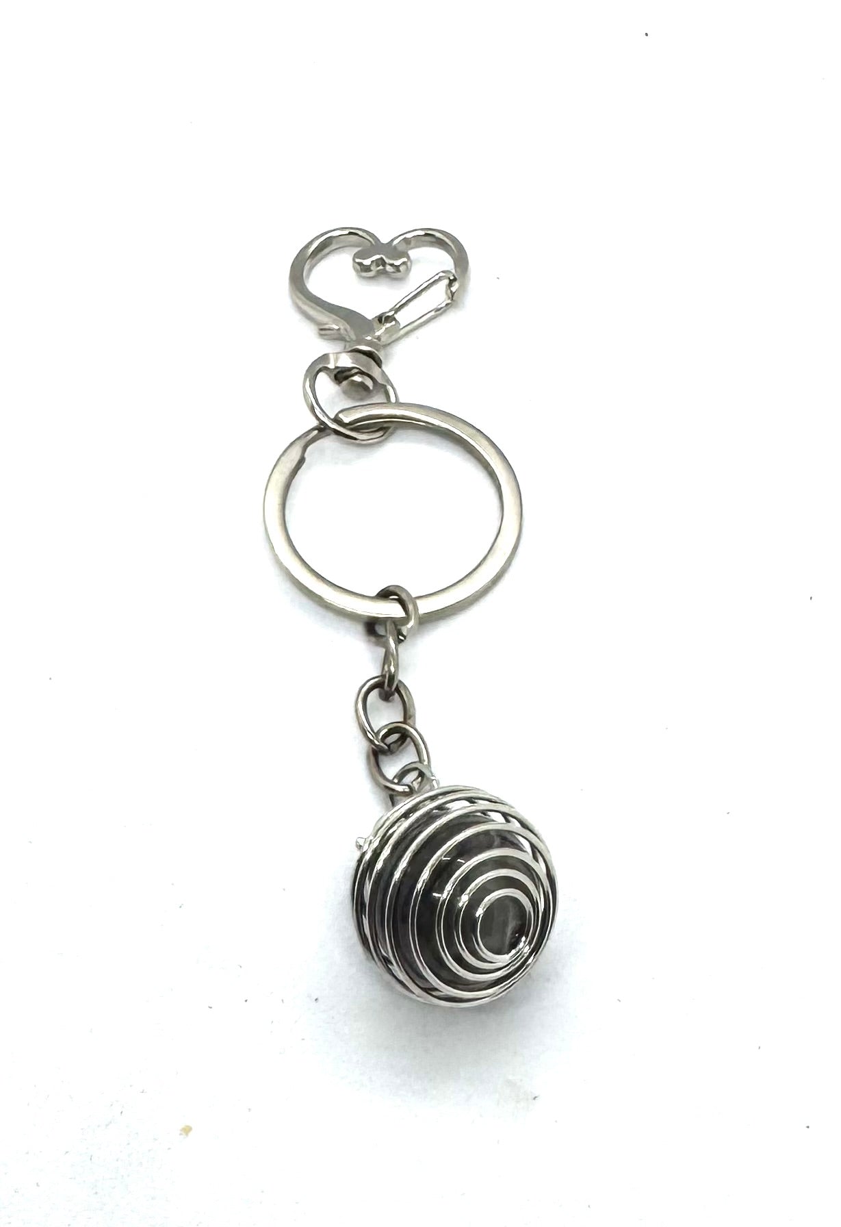 Anxiety? Put That Shit in a Cage™ | Handmade Crystal Keychain

Story / Description