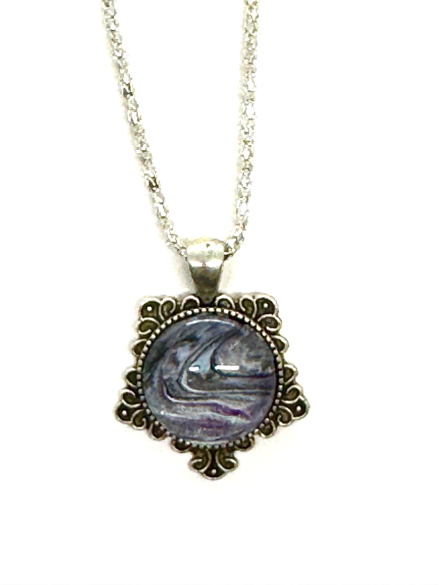 #37 Lunar Static Medallion Necklace