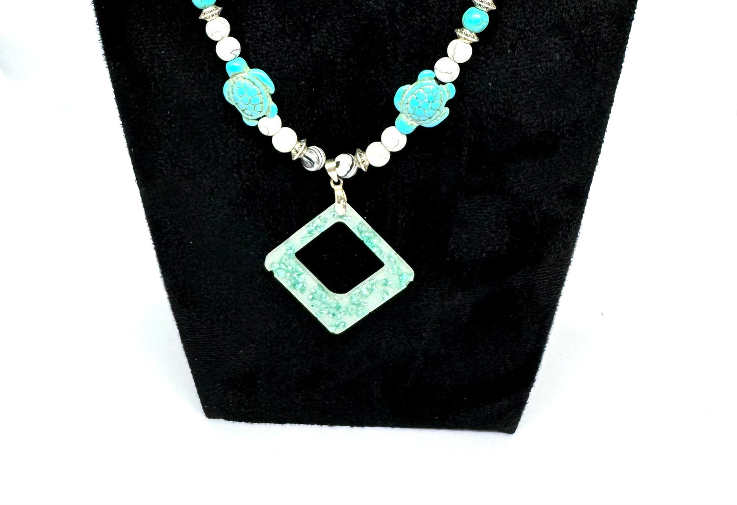 “Sea Turtle Serenity (But Make It Slightly Unhinged) Necklace”