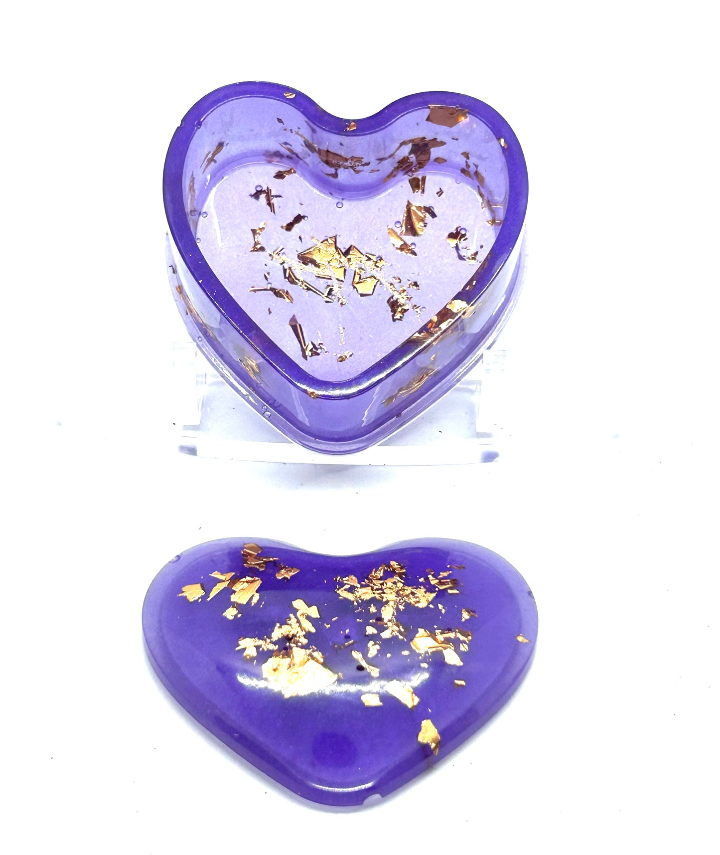 Heart-Shaped Chaos Keeper Resin Trinket Box
