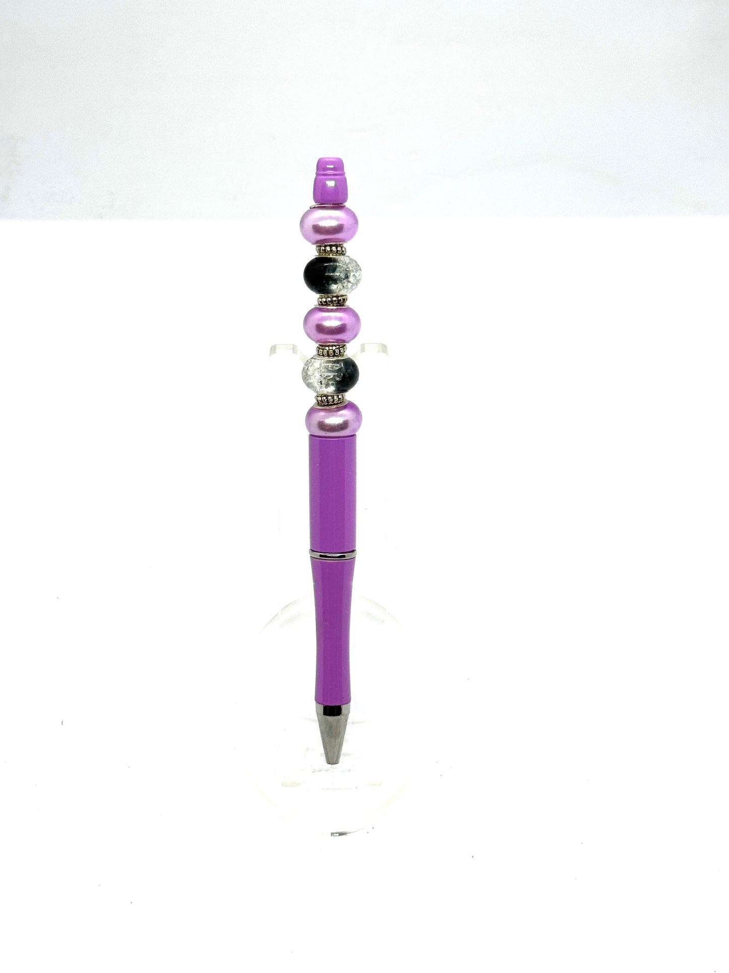 Purple Beaded Pen