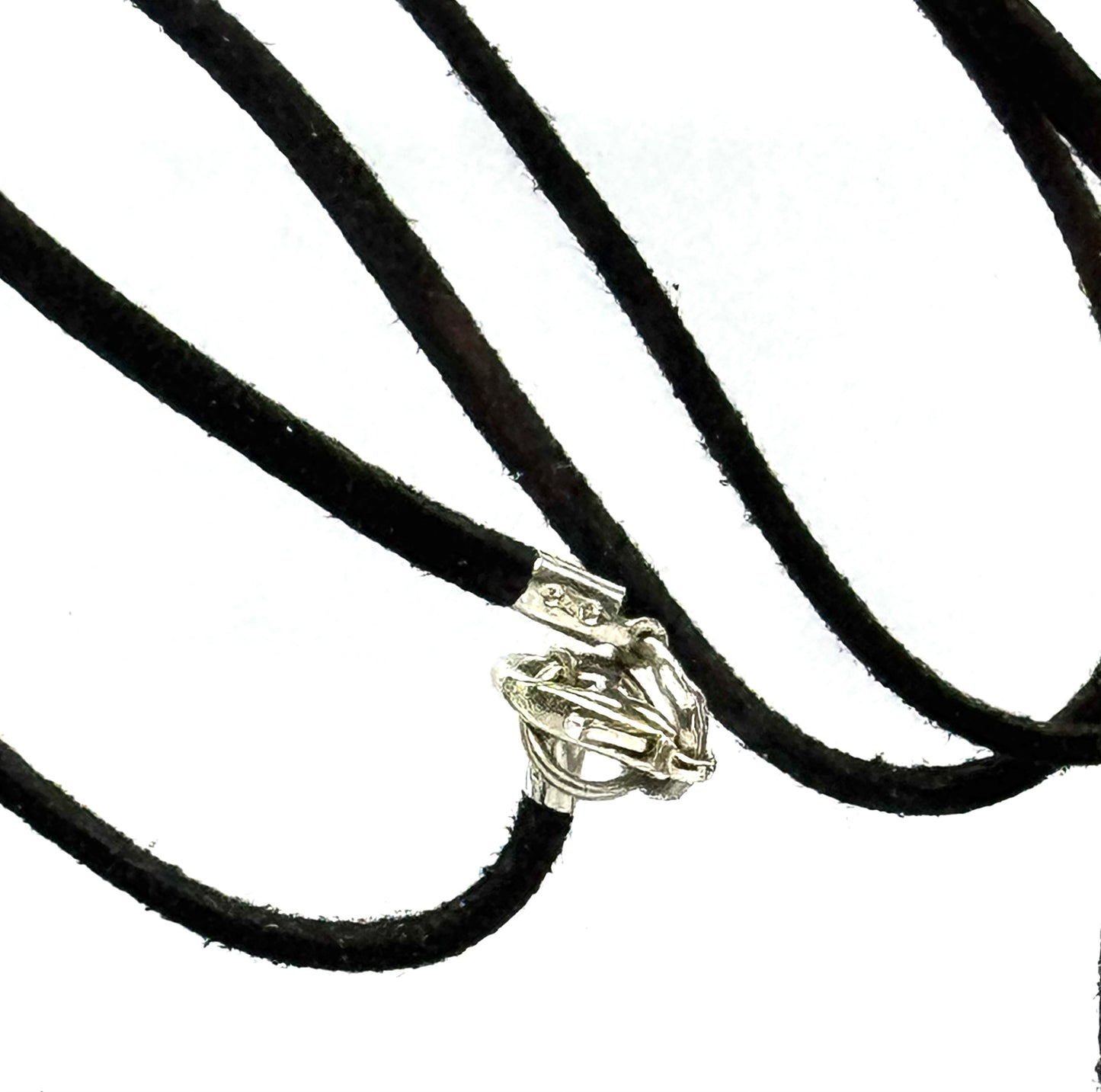 Black Cord Potion Necklace | 26”Handmade Glass Vial Necklace | Glitter Charm Pendant | Minimal Chaos Jewelry