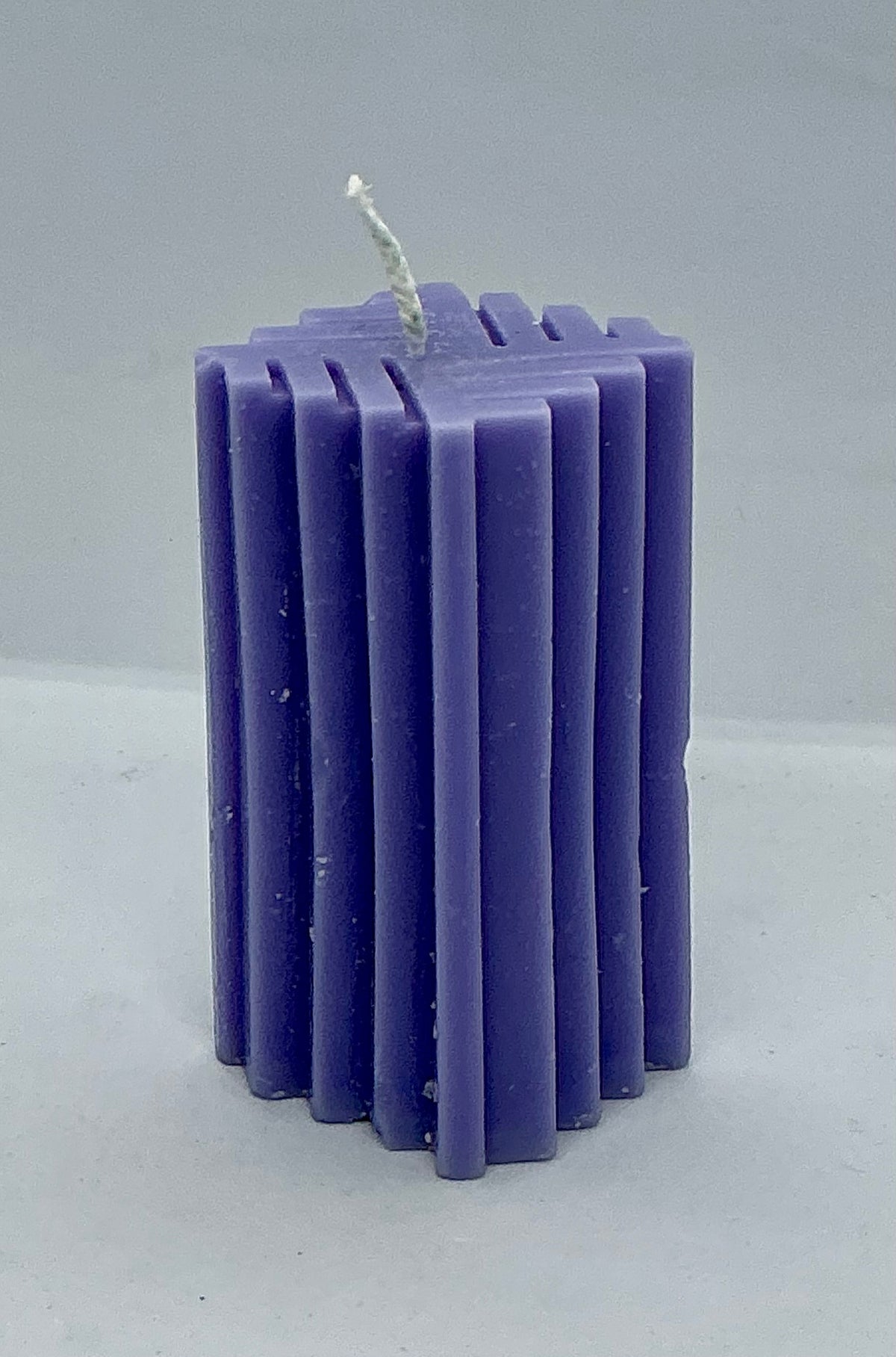 Lilac Pillar Candle — Pretty & Over Everybody