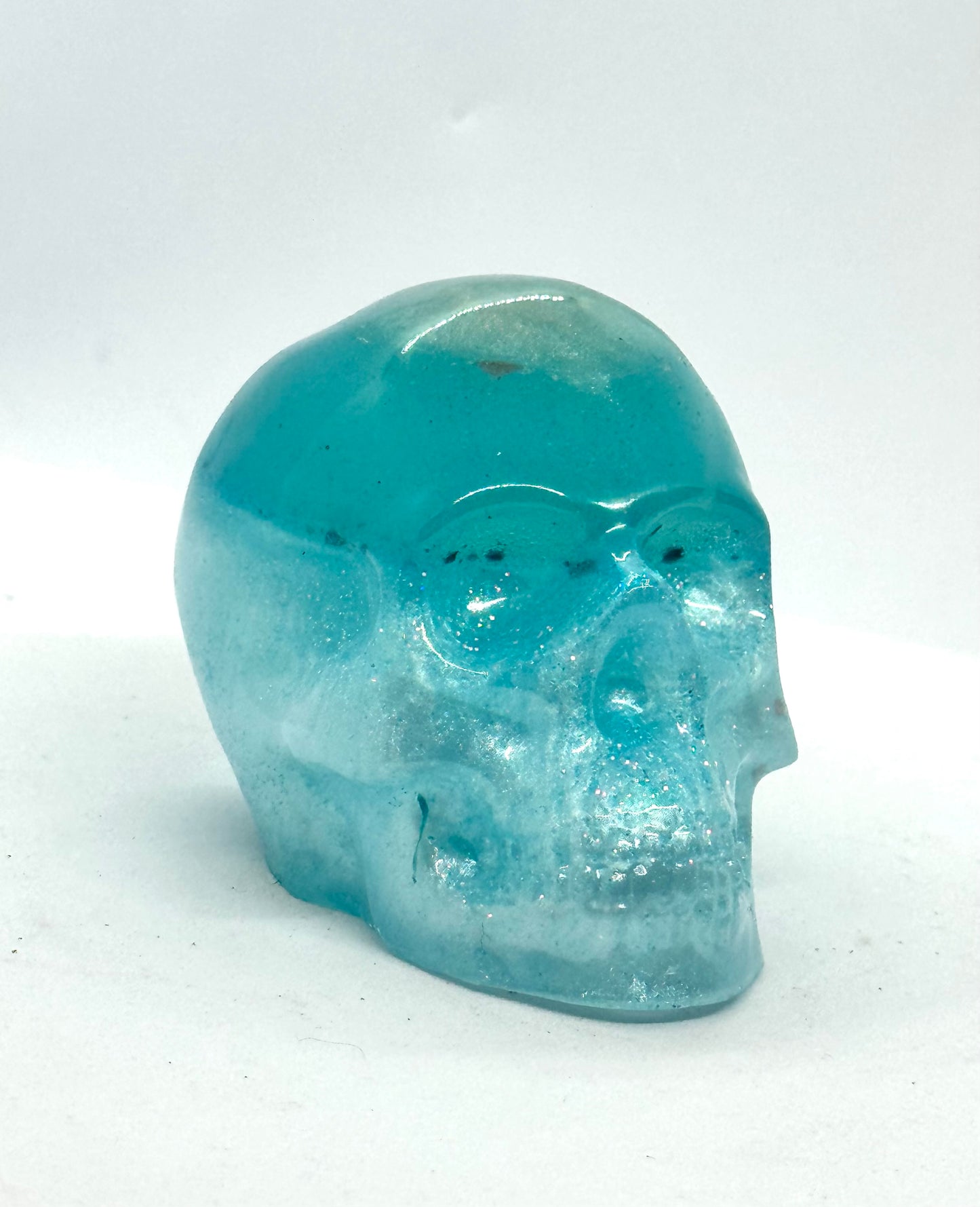 Blue Screen of Death Skull – Icy Blue Resin Chaos (FDSS Style)
