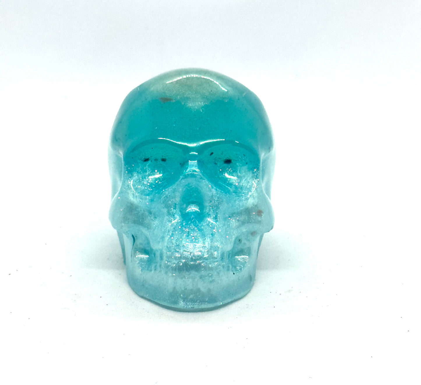 Blue Screen of Death Skull – Icy Blue Resin Chaos (FDSS Style)