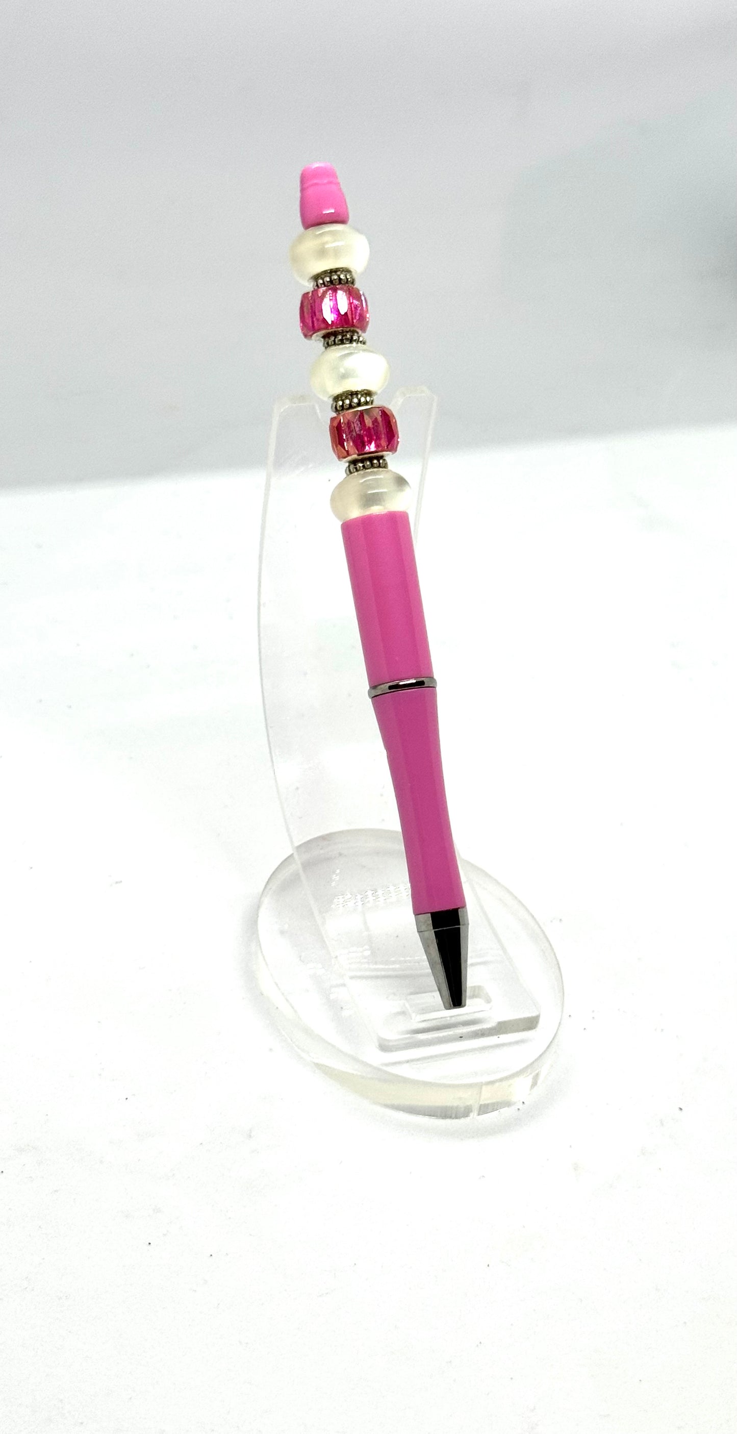 Pink Beaded Pen