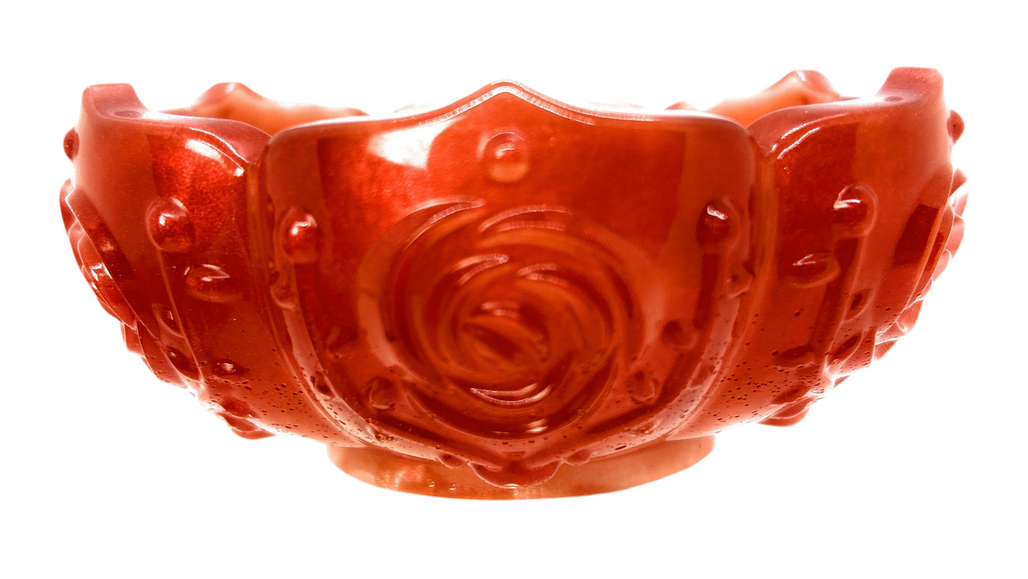 Resin Rose Bowl