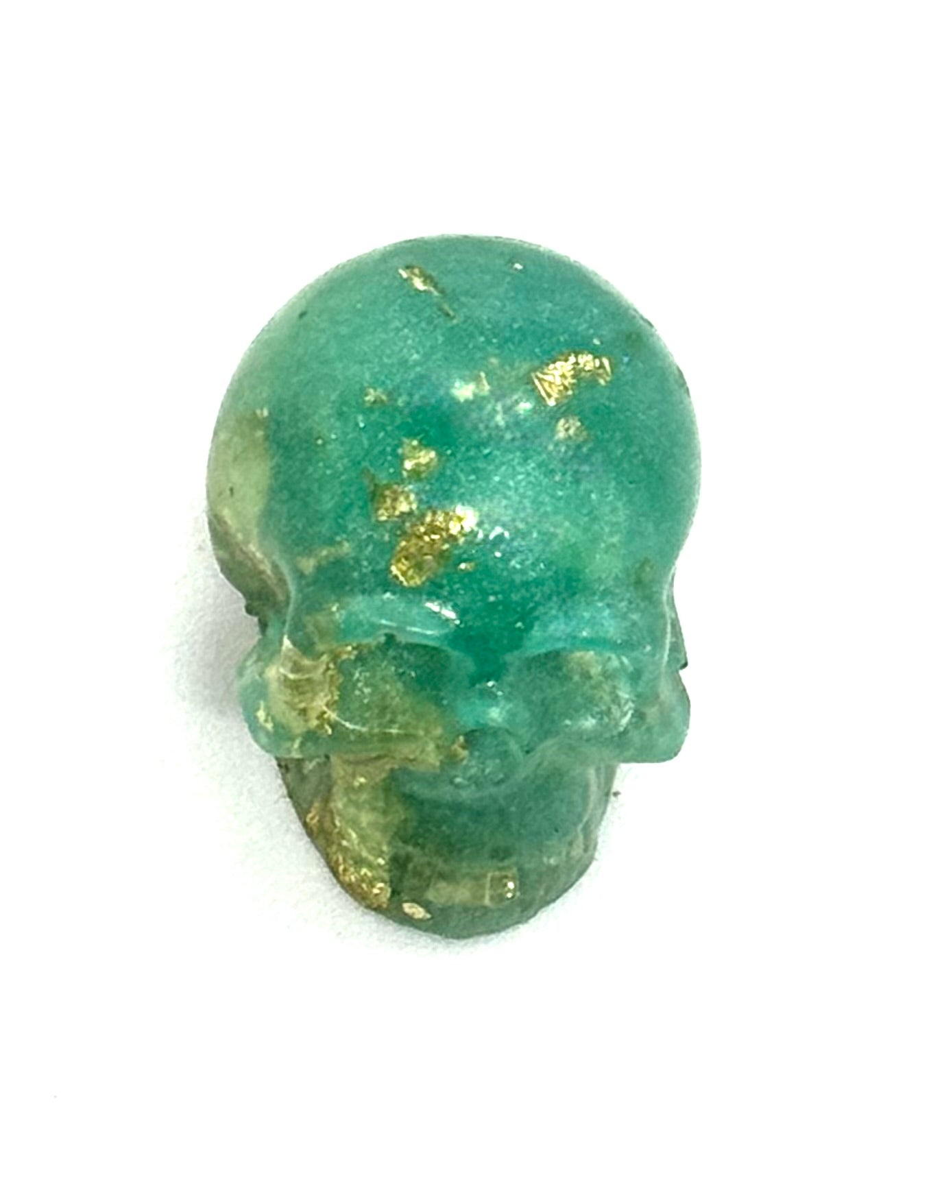 “Worth the Damage” Skull – Toxic Luxury Love Relic | Until Death Do Us Part Collection | Handmade Resin Gothic Decor