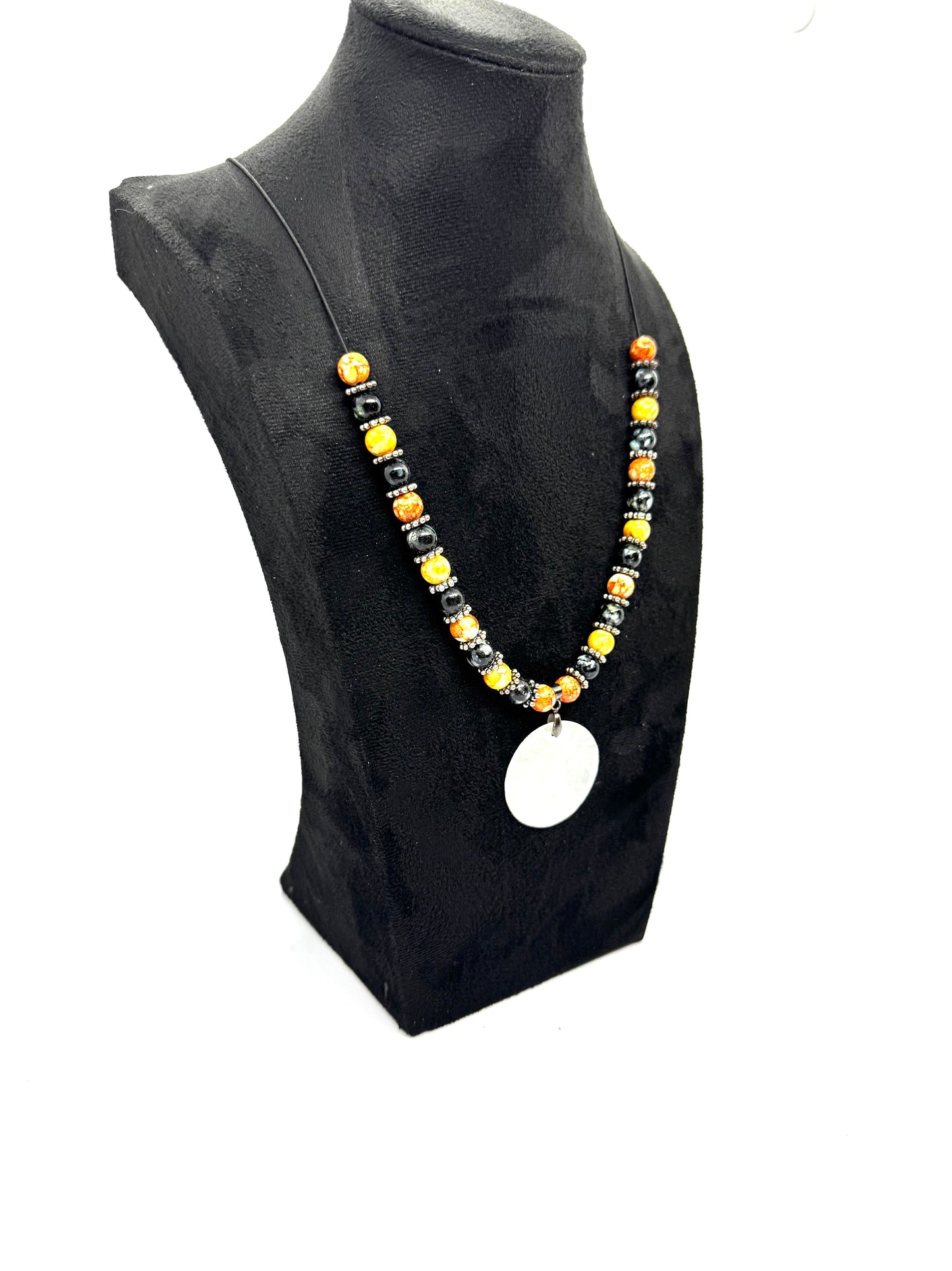 “Sunburnt & Unbothered Shell Statement Necklace”