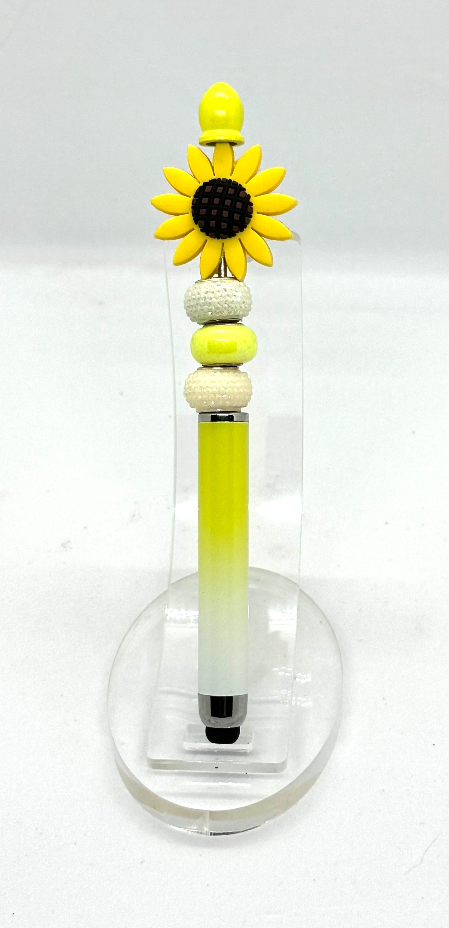 A Little Ray of Unhinged Sunshine | Handmade Sunflower Stylus Pen
