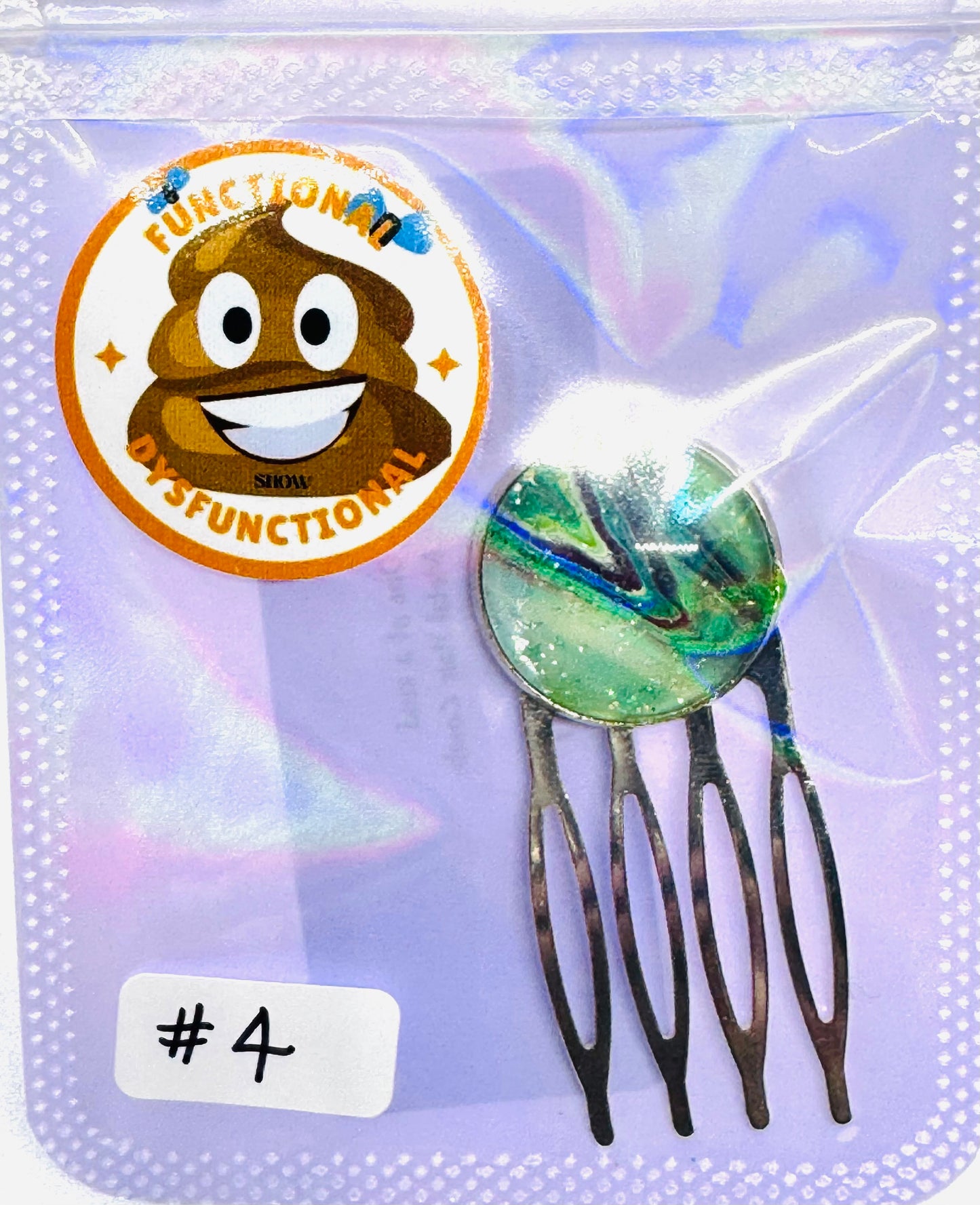 #4 Suspiciously Serene Hair Comb