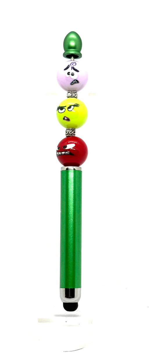 My Emotions Have Their Own Staff Meeting | Handmade Mood Swing Beaded Stylus Pen