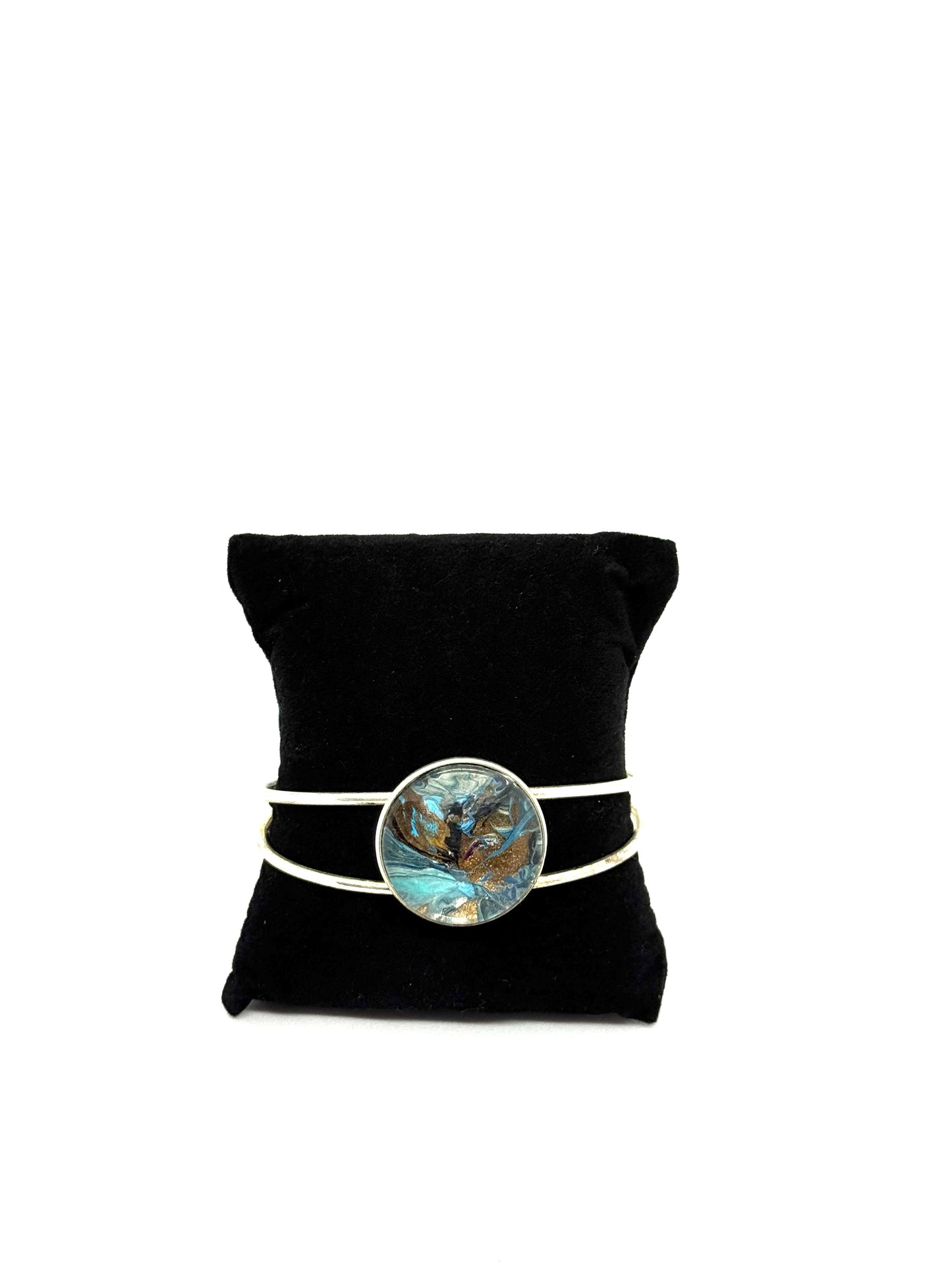 #6 “Ocean Heist Cuff Bracelet – Calm on Top, Criminal Underneath”