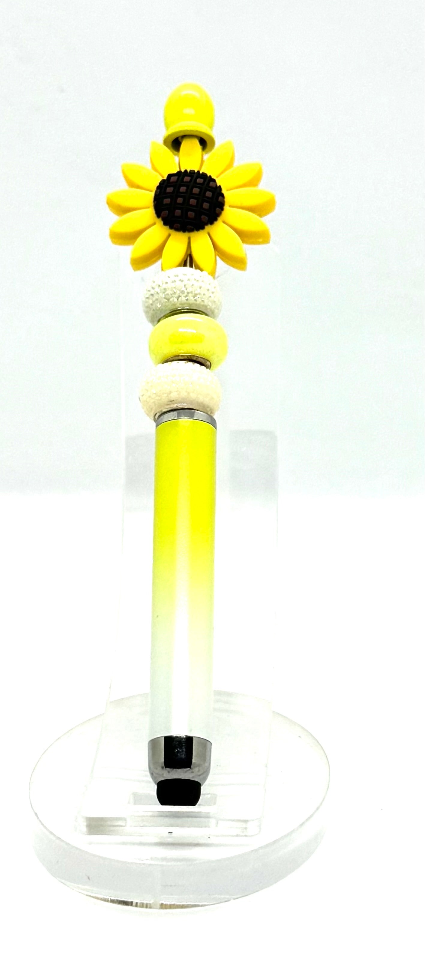 A Little Ray of Unhinged Sunshine | Handmade Sunflower Stylus Pen