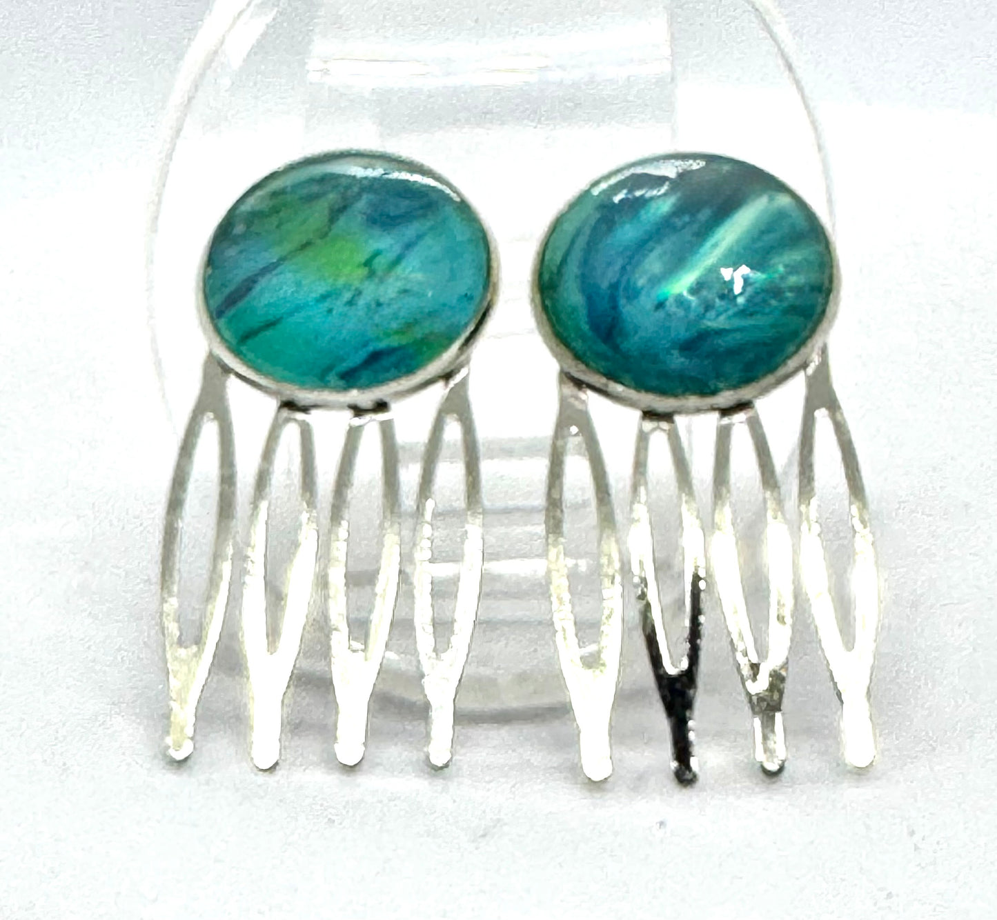 #5 Ocean Chaos Matching Hair Comb Set (2pc)
