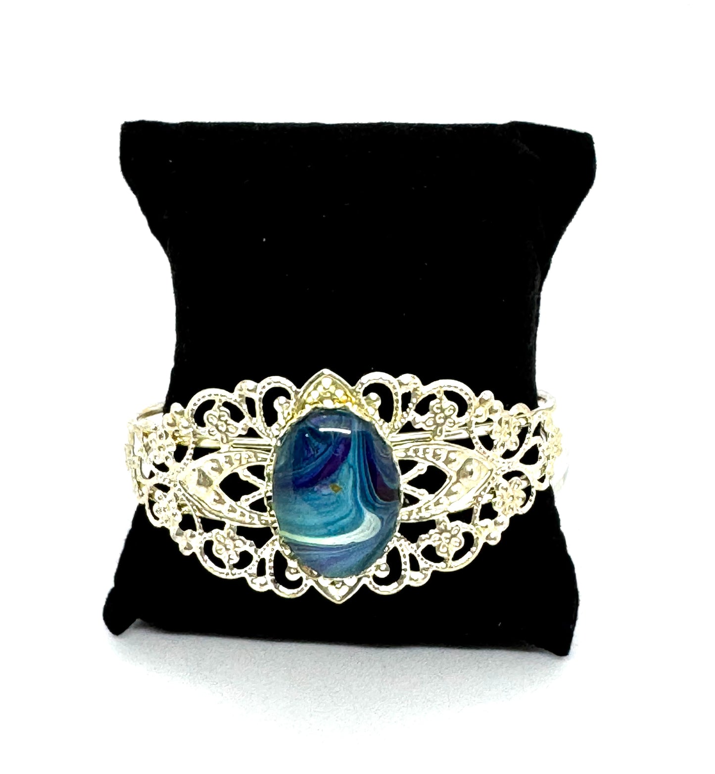 #7 “Silent Judgment Filigree Cuff – Polite, Pretty, and Slightly Dangerous”