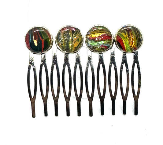 #2 Bold Chaos Resin Hair Comb