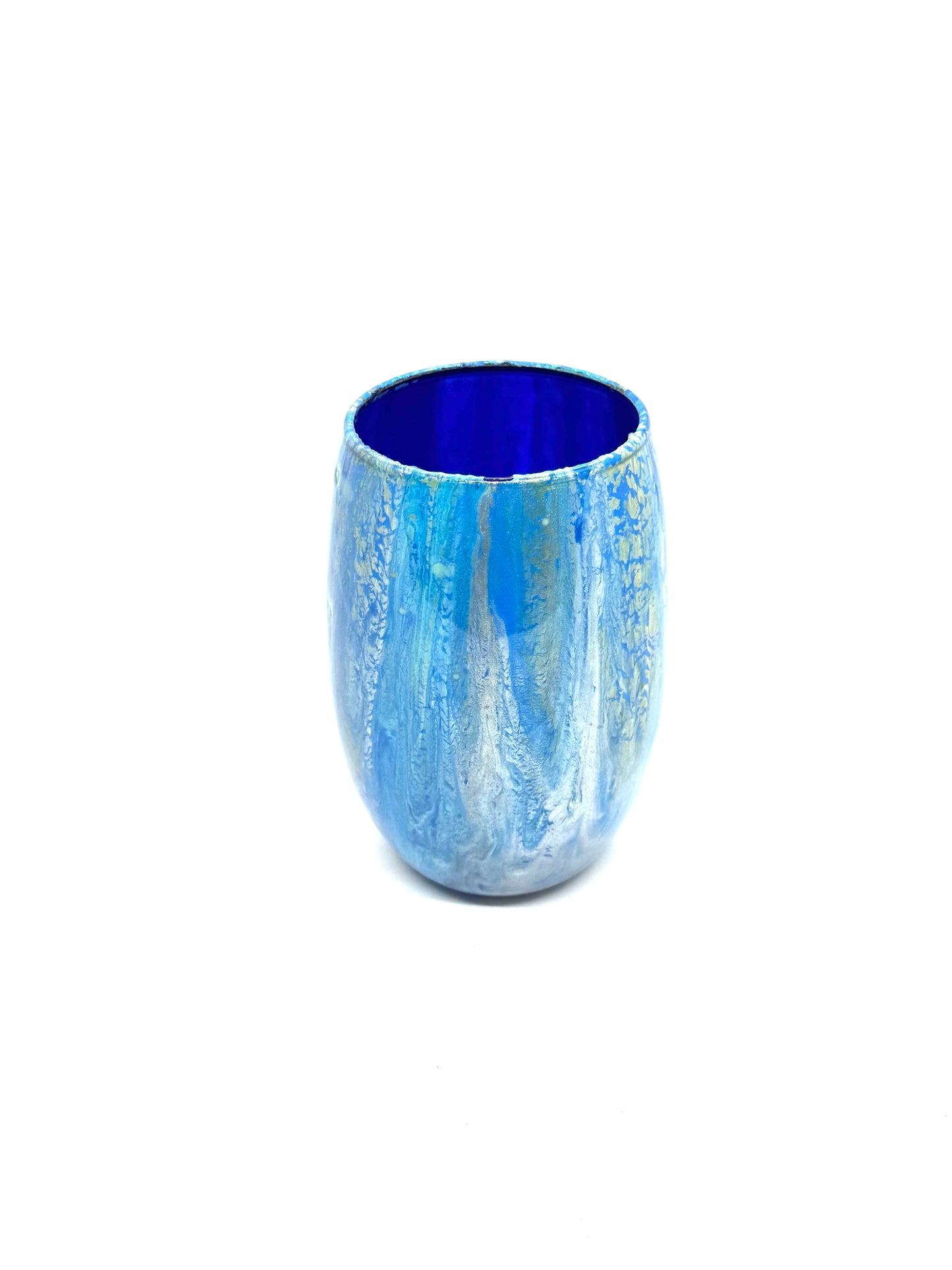 Blue Chaos Resin Tumbler | Functional Dysfunctional Sh*t Show #2