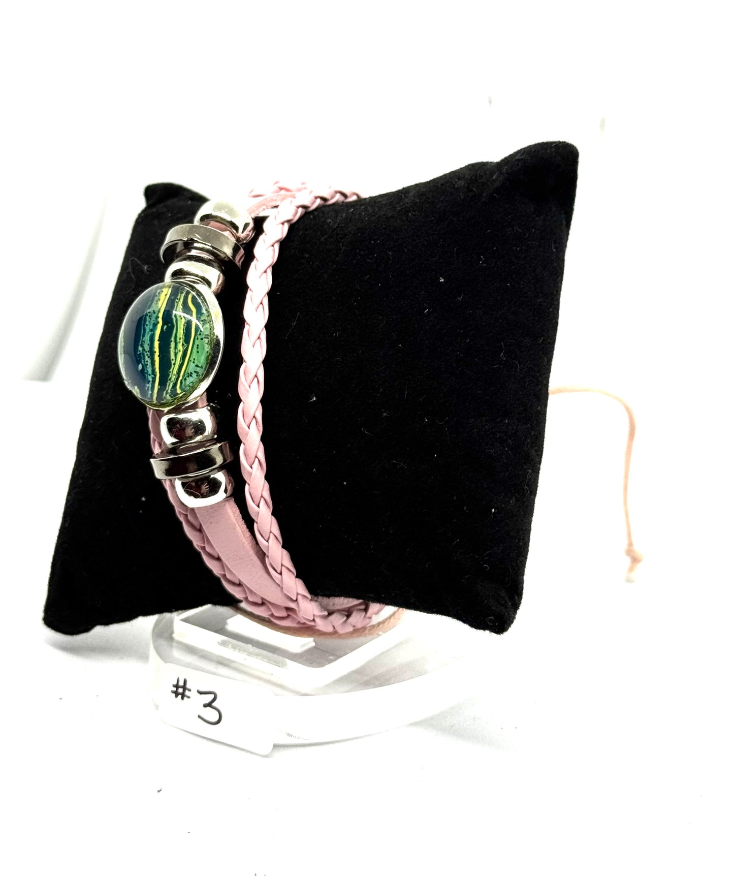 #3 Sweet but Psychotic – Pink Chaos Wrap Bracelet (One of a Kind)