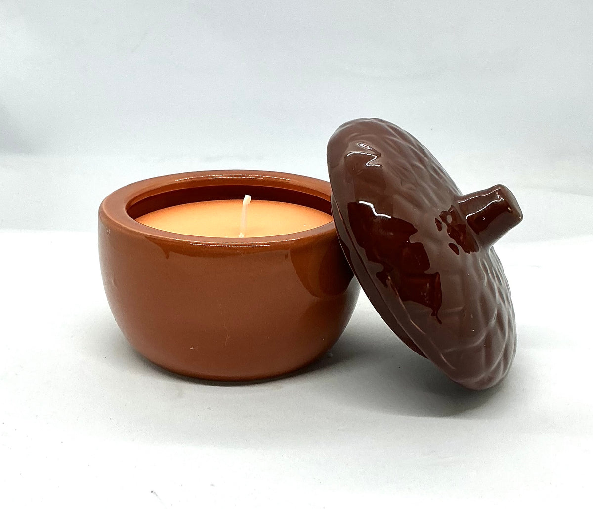 Ceramic Acorn Candle — Nuts About Fall, Not People