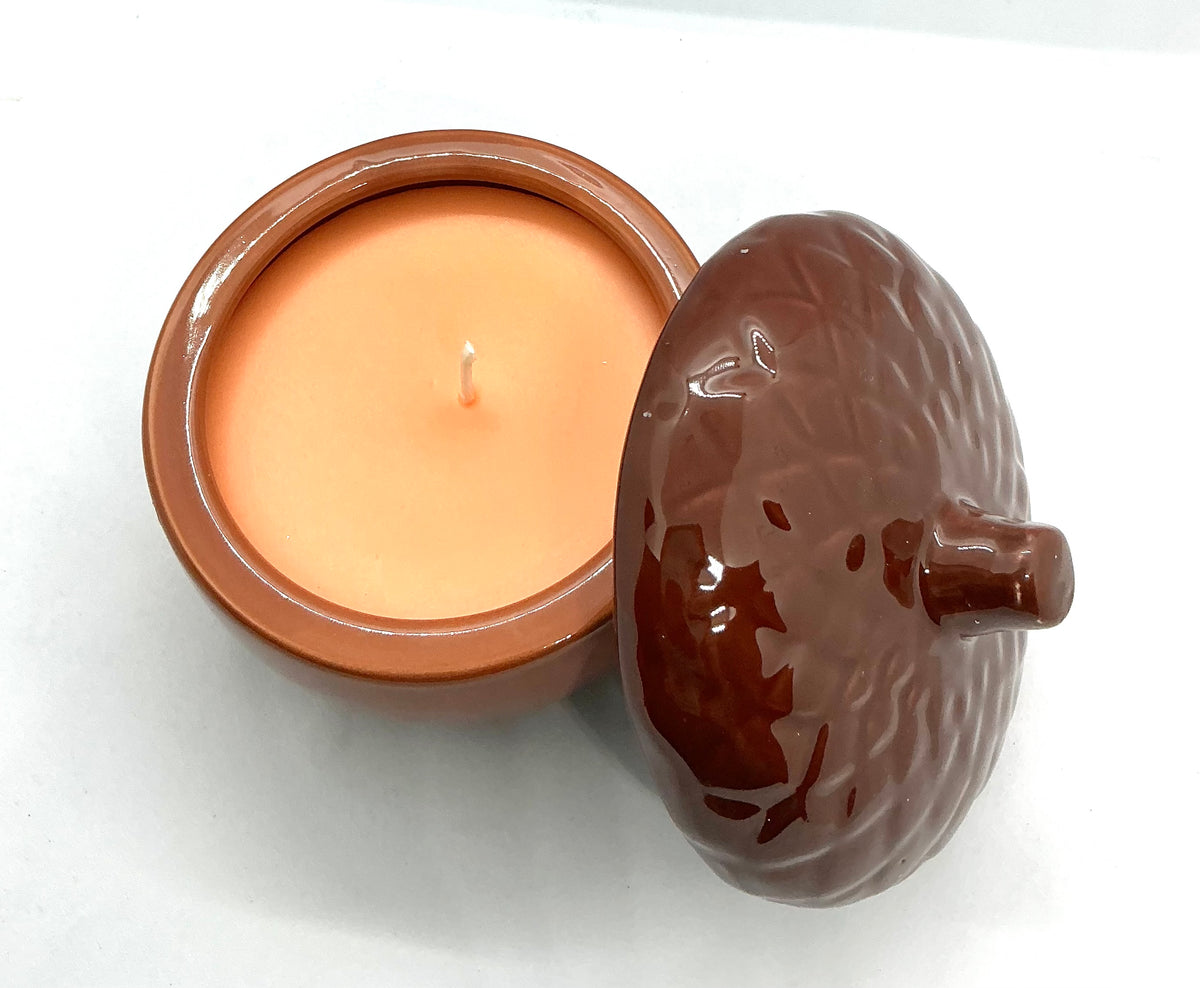 Ceramic Acorn Candle — Nuts About Fall, Not People
