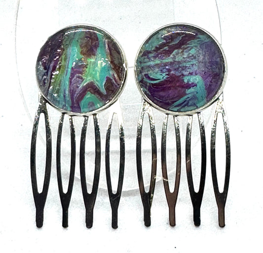 #4 Unstable Energy Matching Hair Comb Set (2pc)