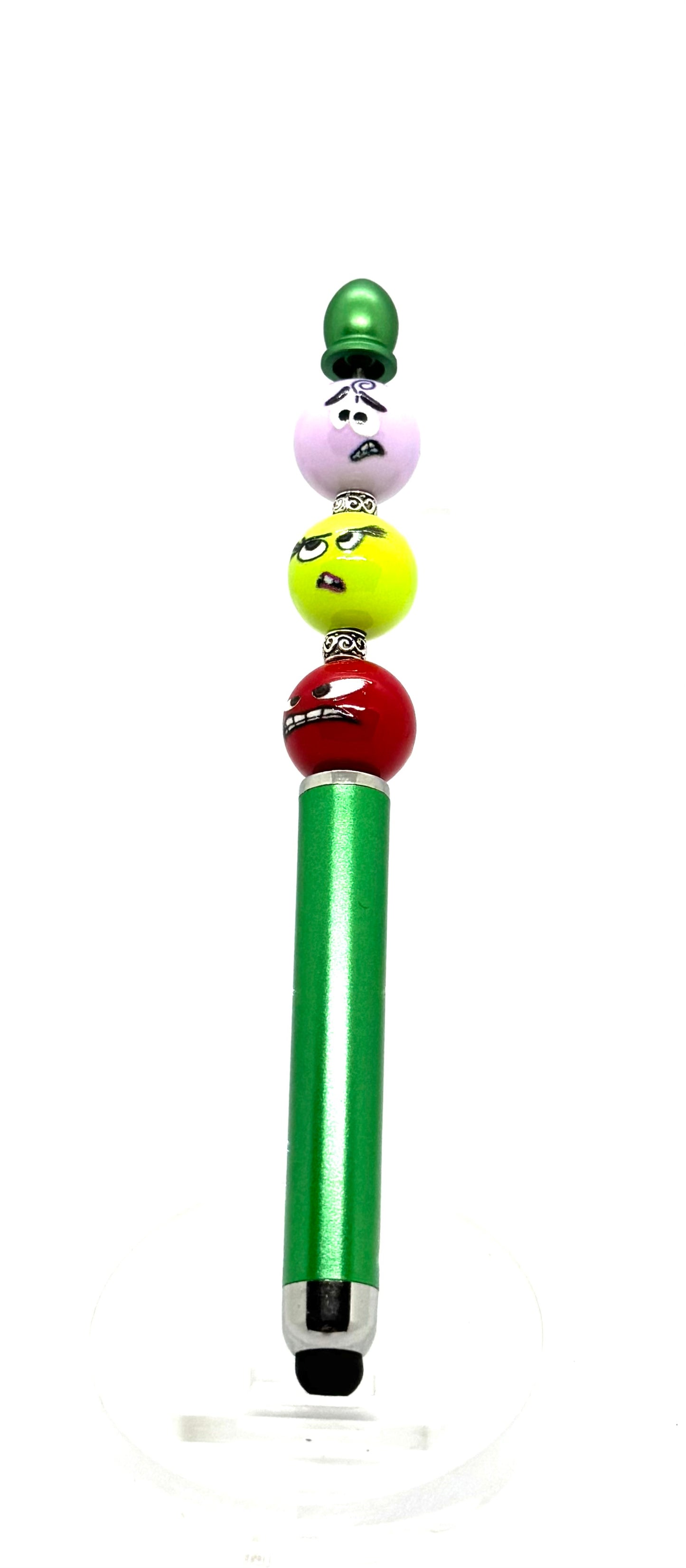 My Emotions Have Their Own Staff Meeting | Handmade Mood Swing Beaded Stylus Pen