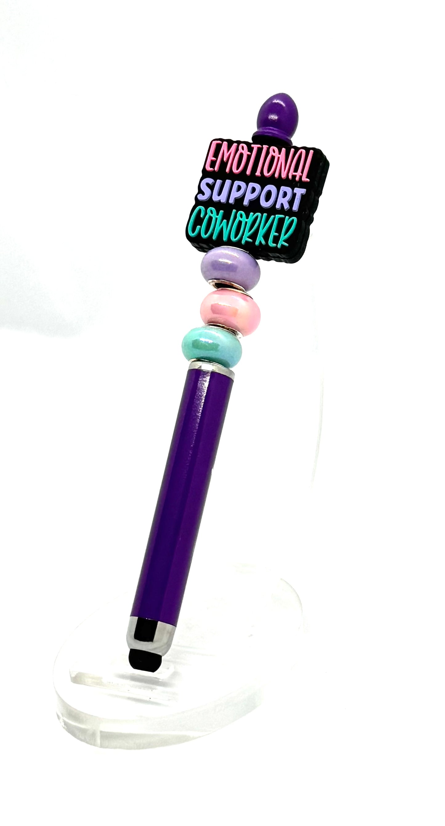 Office Therapist… Without the License | Handmade Emotional Support Coworker Stylus Pen