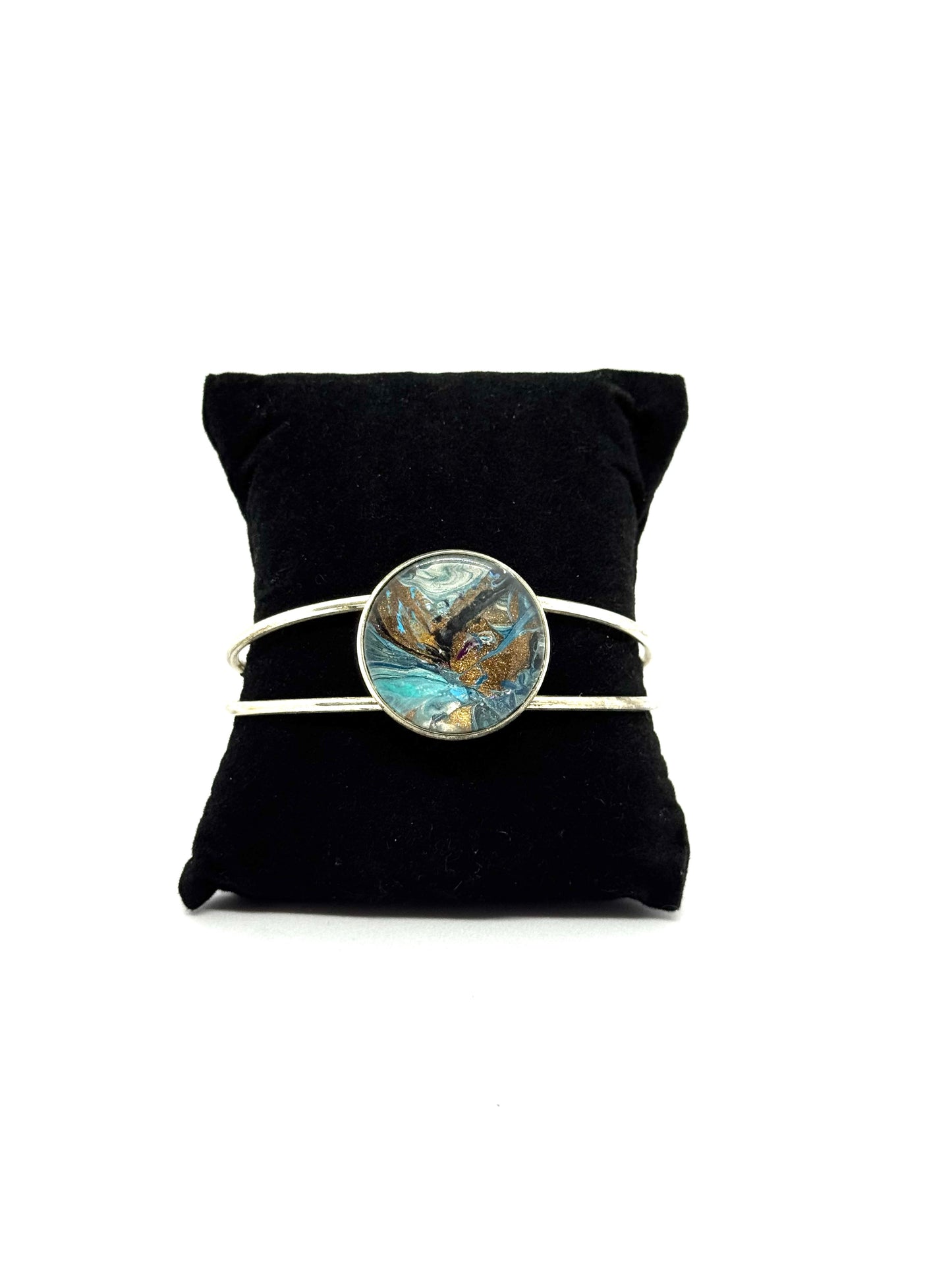 #6 “Ocean Heist Cuff Bracelet – Calm on Top, Criminal Underneath”