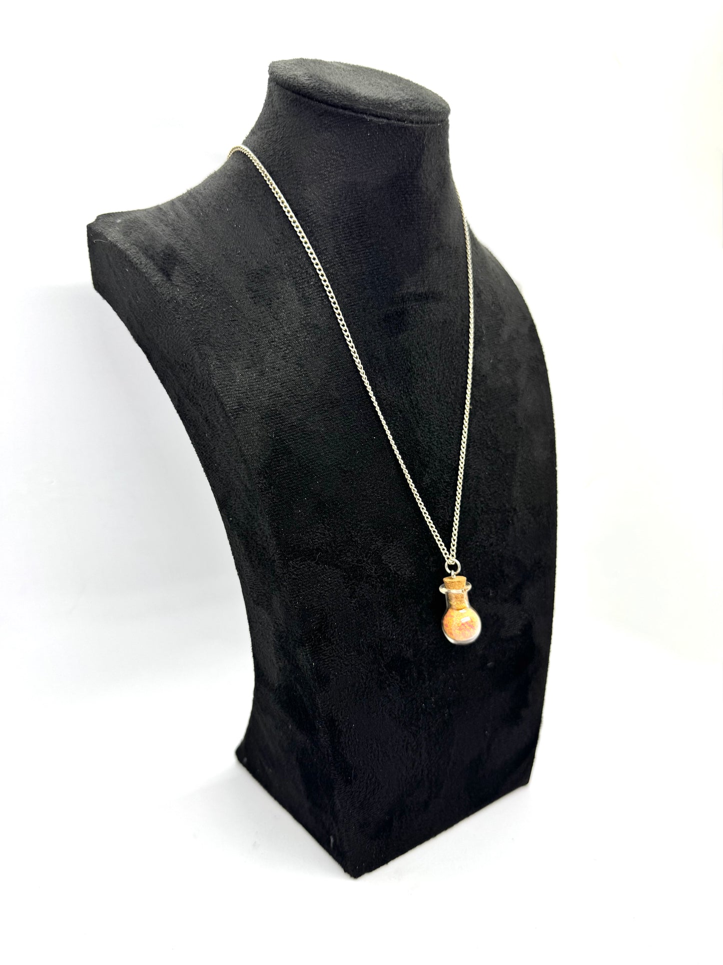 #6G “Controlled Chaos Potion Bottle Necklace – Looks Calm, Starts Fires”