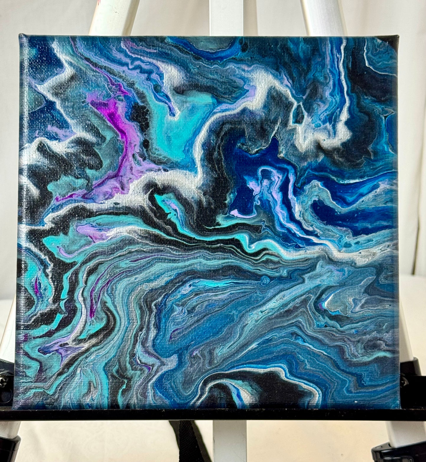 Milky Way Paint Pour Canvas