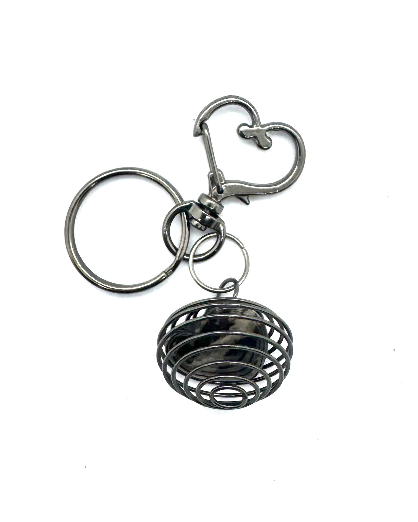 Manifesting Like a Motherfucker | Wire Wrapped Crystal Keychain