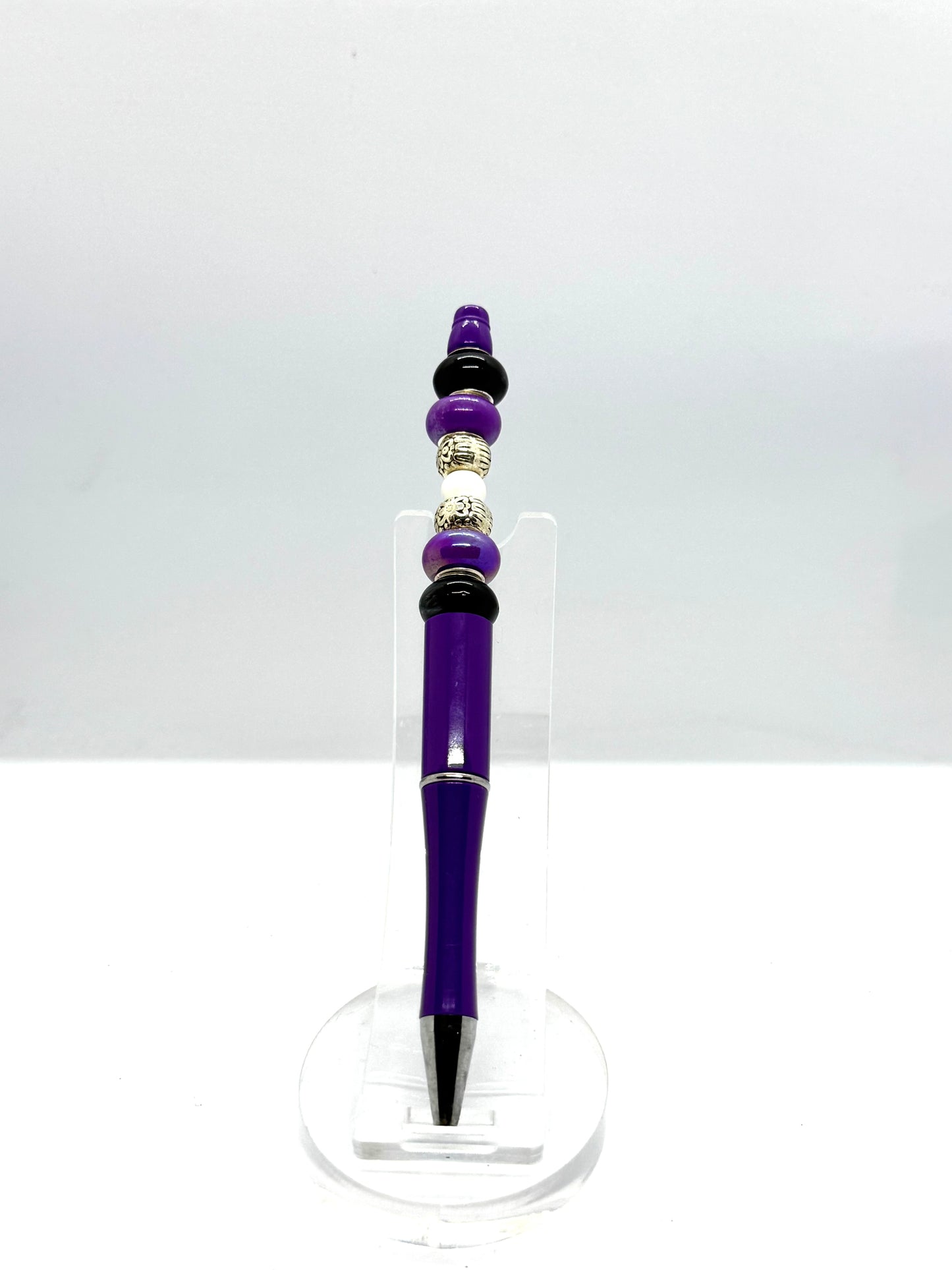 Purple Beaded Pen