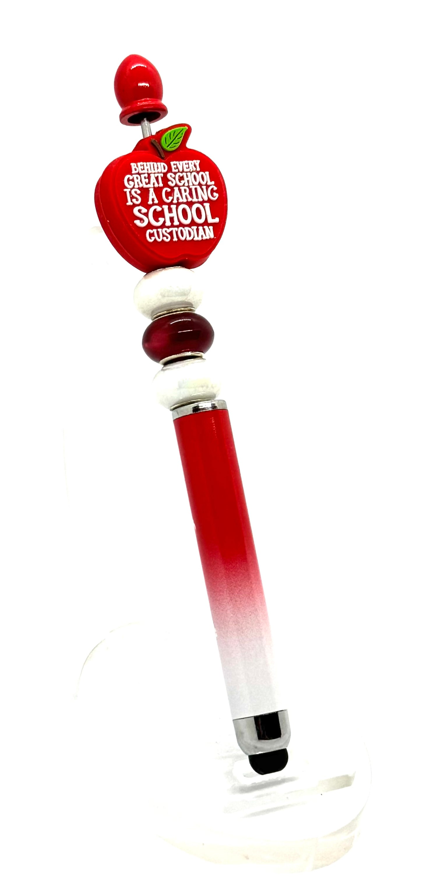 The Real MVP of the School | Handmade School Custodian Appreciation Stylus Pen
