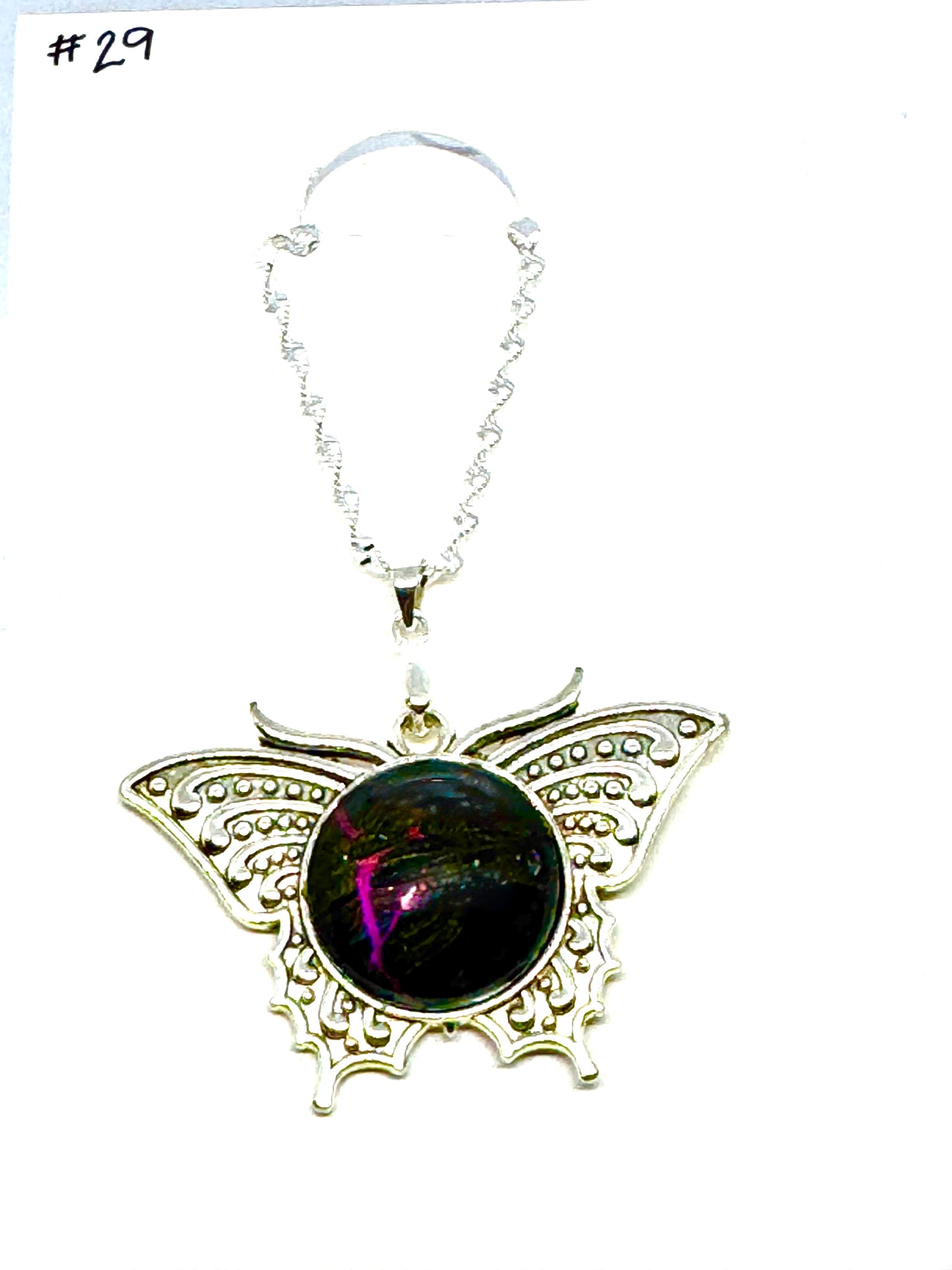 #29 Tectonic Mood Swing – Dark Winged Chaos Pendant Necklace | One-of-a-Kind FDSS Statement Jewelry