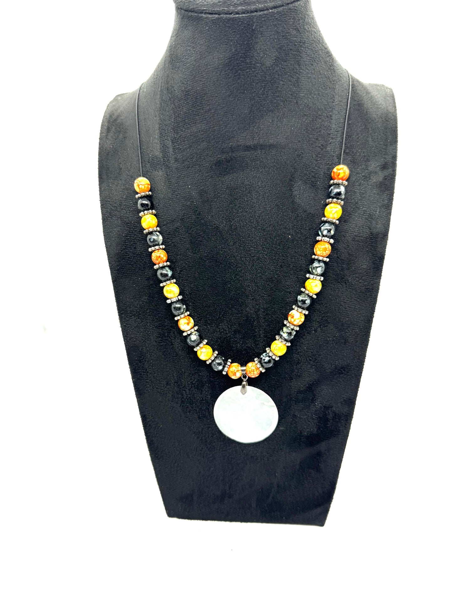 “Sunburnt & Unbothered Shell Statement Necklace”