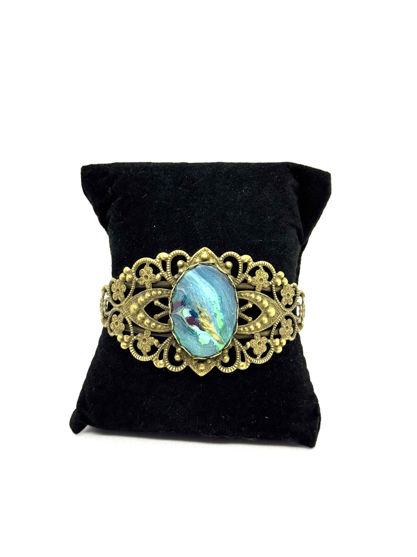 #3 “Ocean Mind Games Filigree Cuff – Calm Surface, Dangerous Depths”
