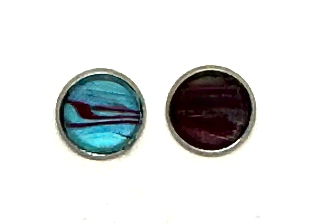 Houston… We Found Your Earrings | Handmade Cosmic Swirl Stud Earrings