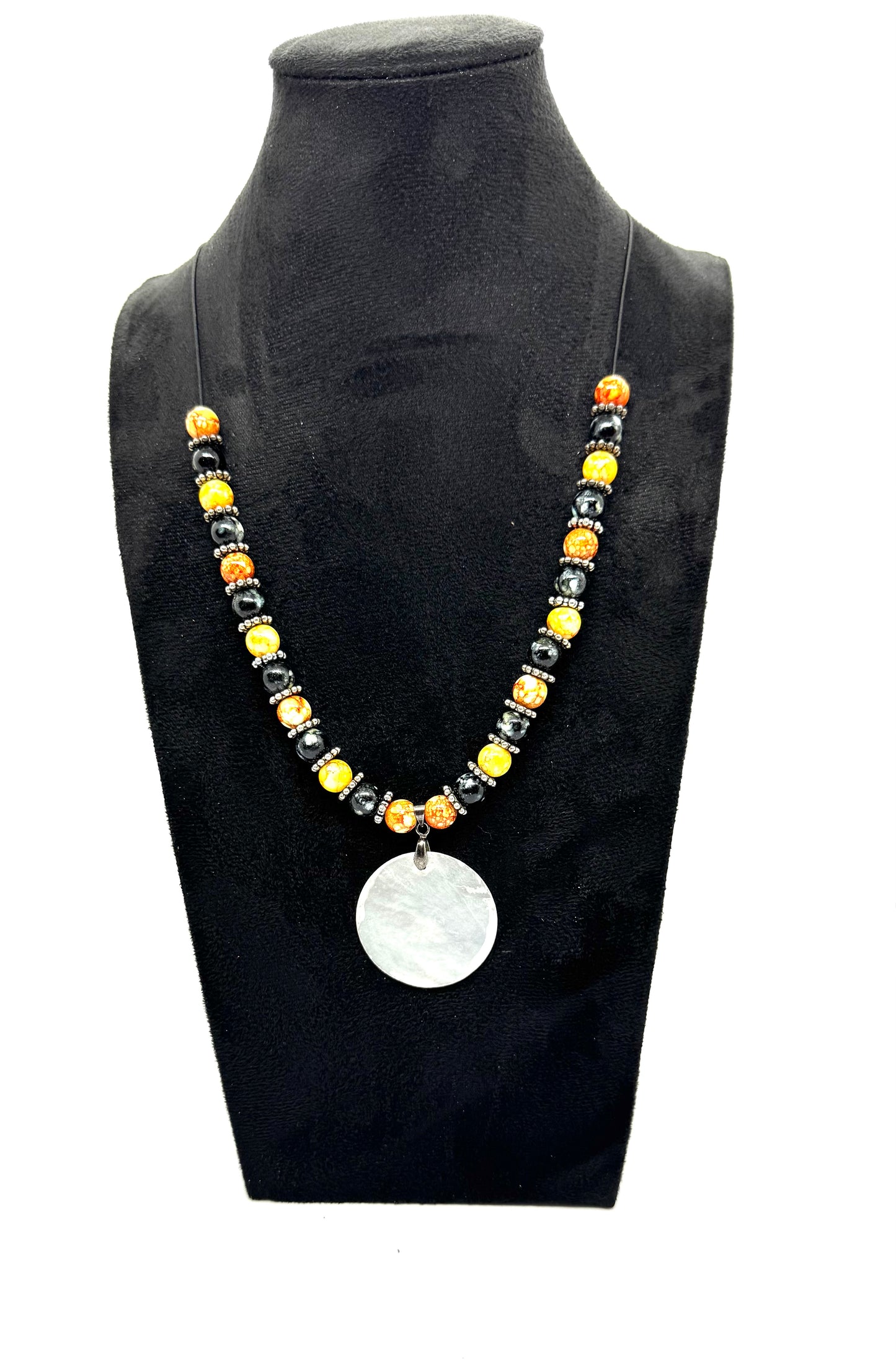 “Sunburnt & Unbothered Shell Statement Necklace”