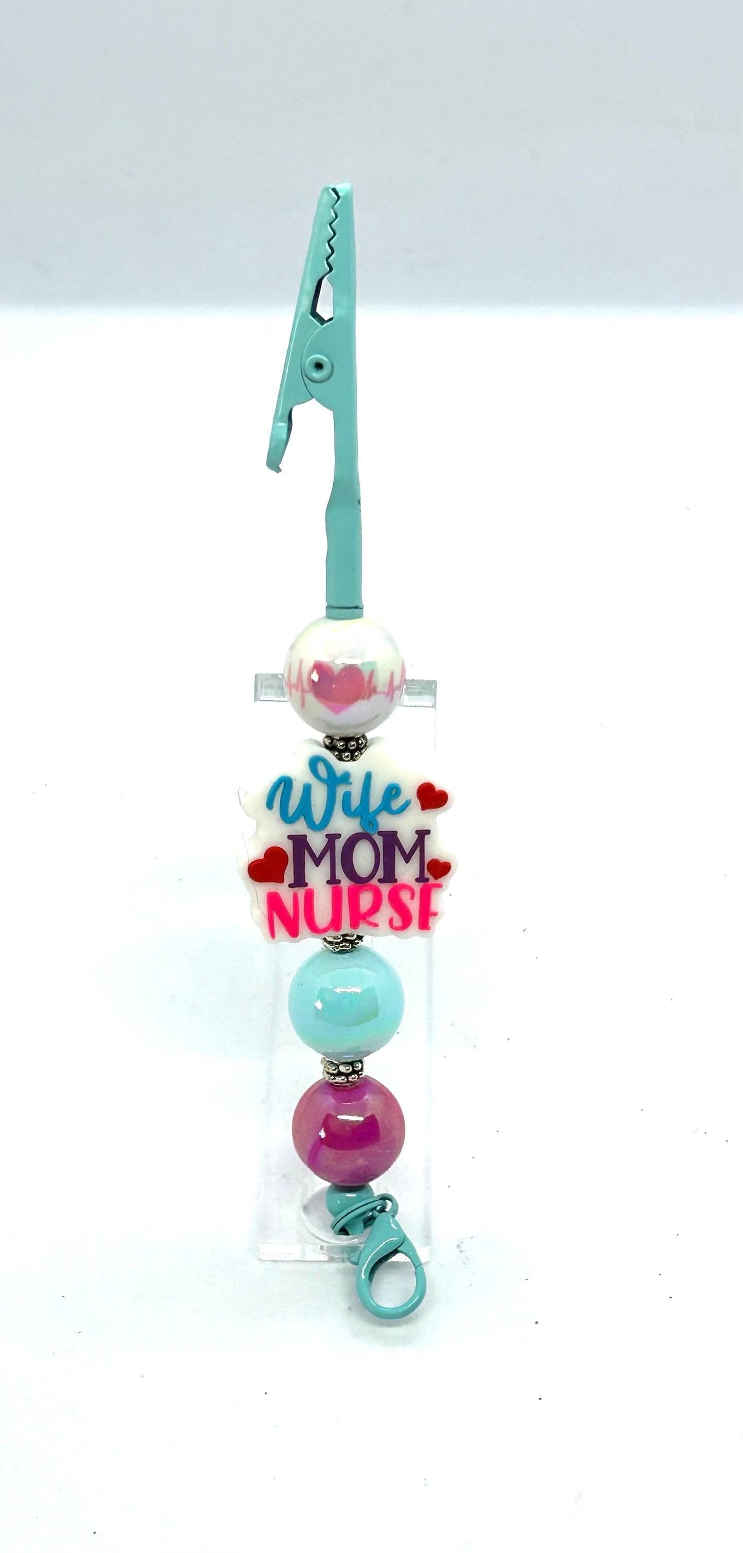 Wife. Mom. Nurse… and Somehow Still the Calm One | Handmade Beaded Roach Clip