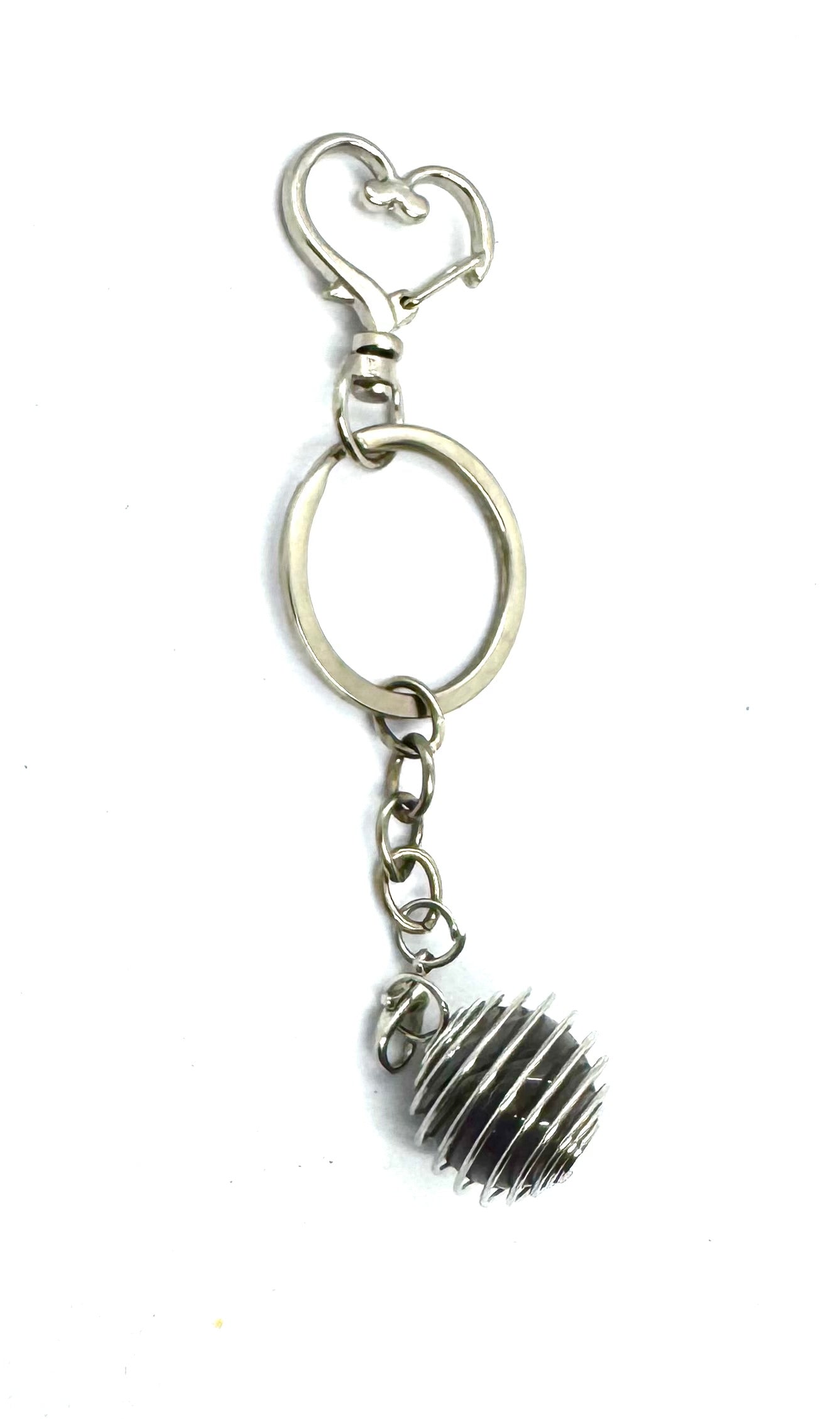 Anxiety? Put That Shit in a Cage™ | Handmade Crystal Keychain

Story / Description